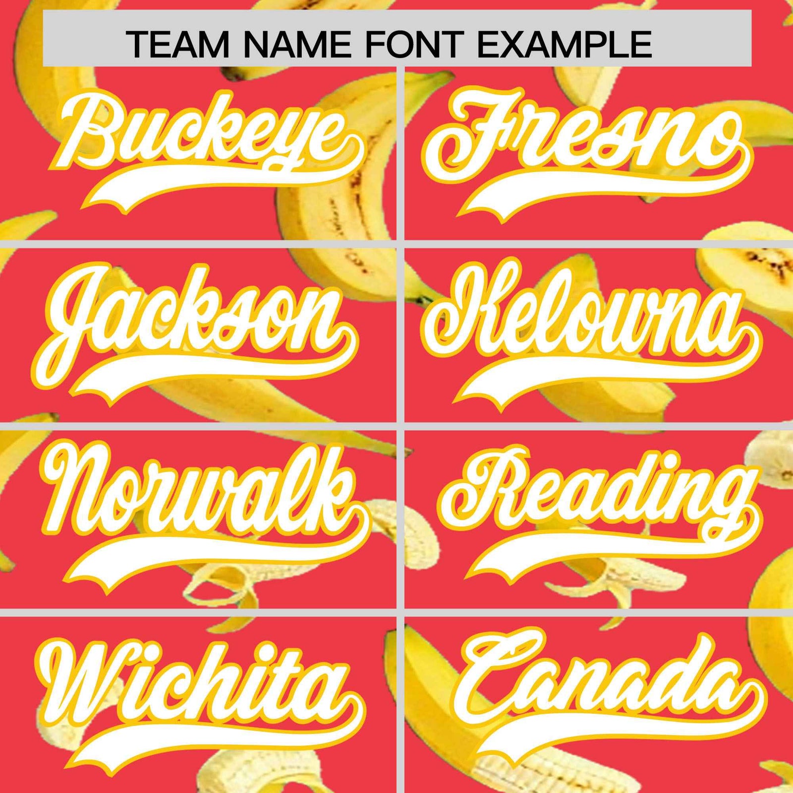 Custom Light Red Banana Graffiti Pattern Fashion Authentic Baseball Jersey | Graffiti Pattern | Embroidery&Dye-sublimation printing | KXKSHOP