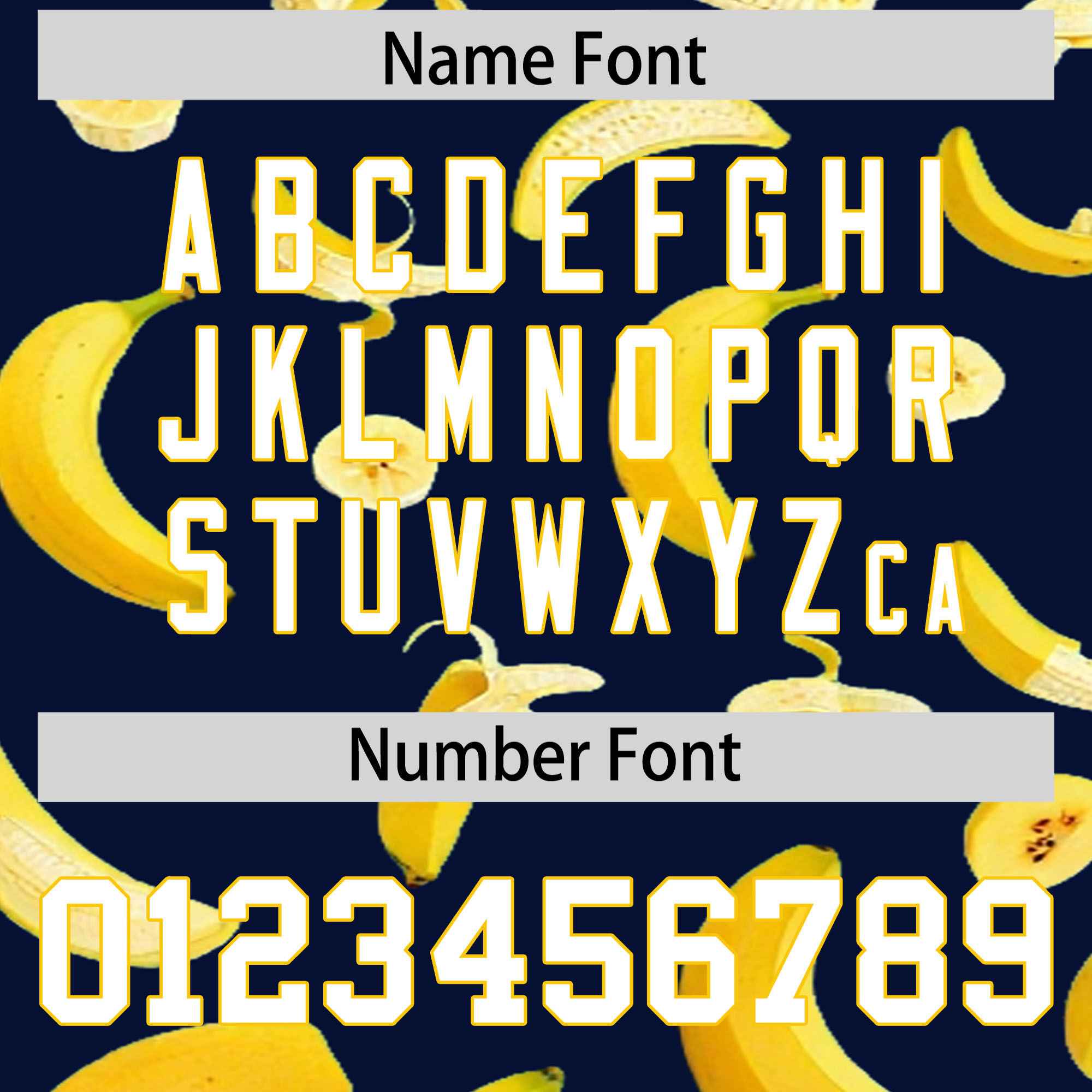 Custom Navy Banana Graffiti Pattern Fashion Authentic Baseball Jersey | Graffiti Pattern | Embroidery&Dye-sublimation printing | KXKSHOP