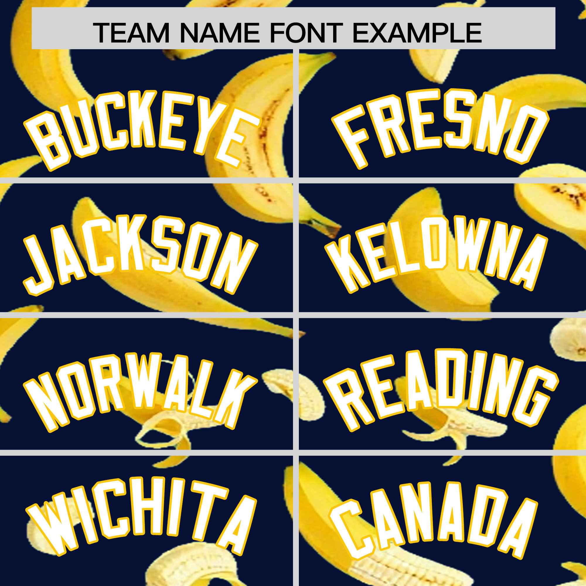 Custom Navy Banana Graffiti Pattern Fashion Authentic Baseball Jersey | Graffiti Pattern | Embroidery&Dye-sublimation printing | KXKSHOP