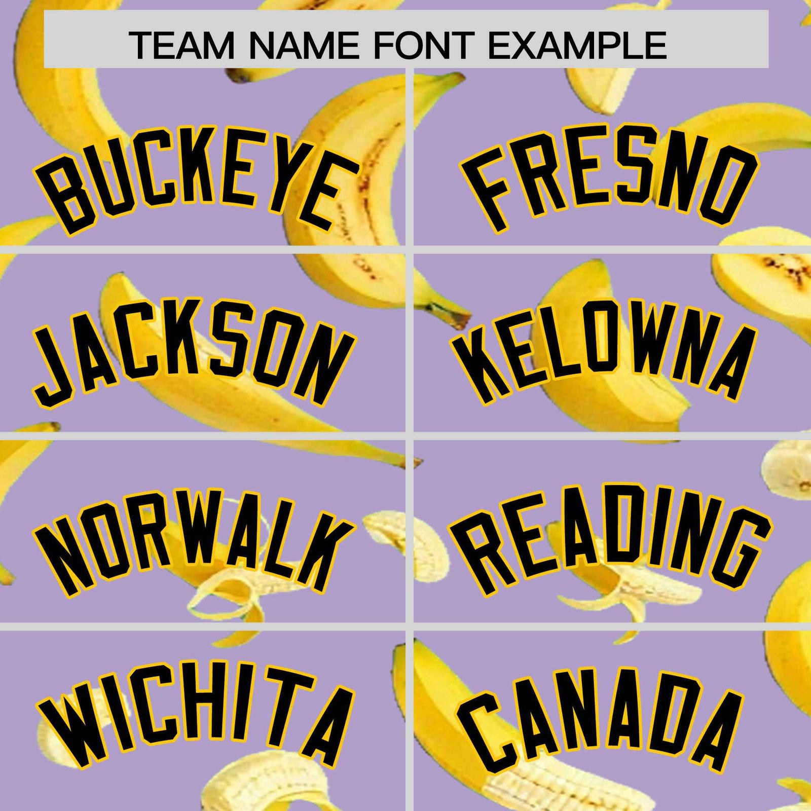 Custom Light Purple Banana Graffiti Pattern Fashion Authentic Baseball Jersey | Graffiti Pattern | Embroidery&Dye-sublimation printing | KXKSHOP