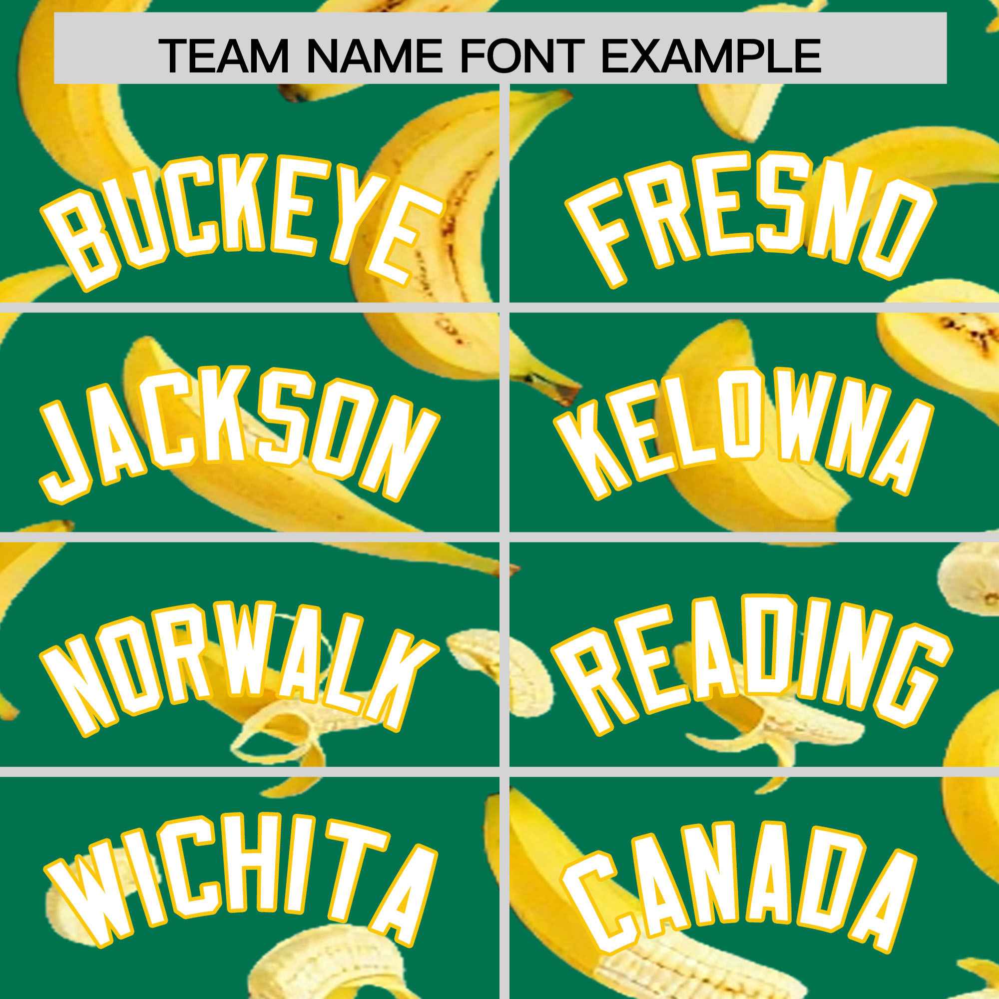 Custom Kelly Green Banana Graffiti Pattern Fashion Authentic Baseball Jersey | Graffiti Pattern | Embroidery&Dye-sublimation printing | KXKSHOP