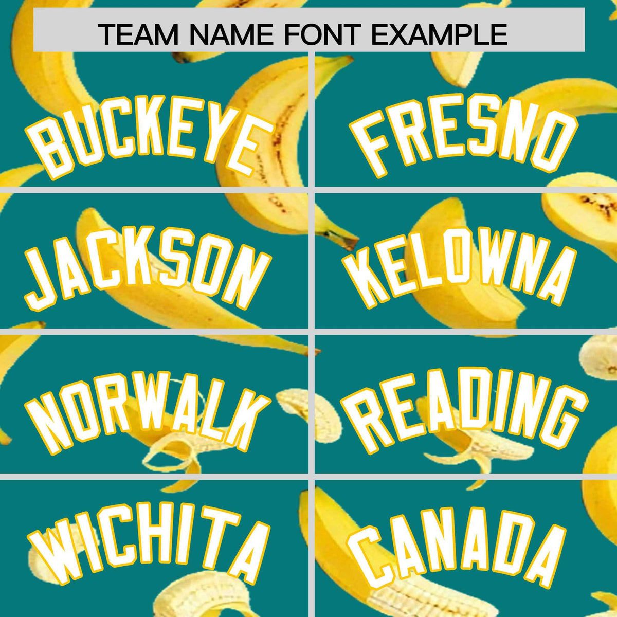 Custom Teal Banana Graffiti Pattern Fashion Authentic Baseball Jersey | Graffiti Pattern | Embroidery&amp;Dye-sublimation printing | KXKSHOP