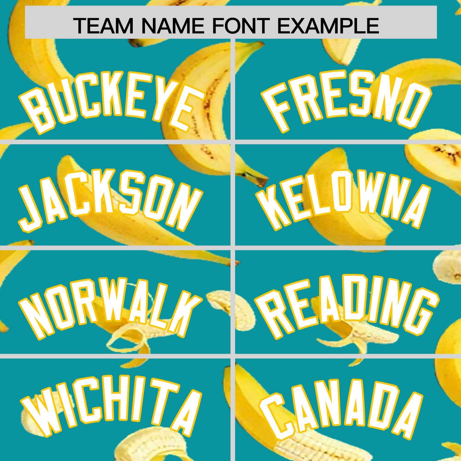 Custom Aqua Banana Graffiti Pattern Fashion Authentic Baseball Jersey | Graffiti Pattern | Embroidery&Dye-sublimation printing | KXKSHOP