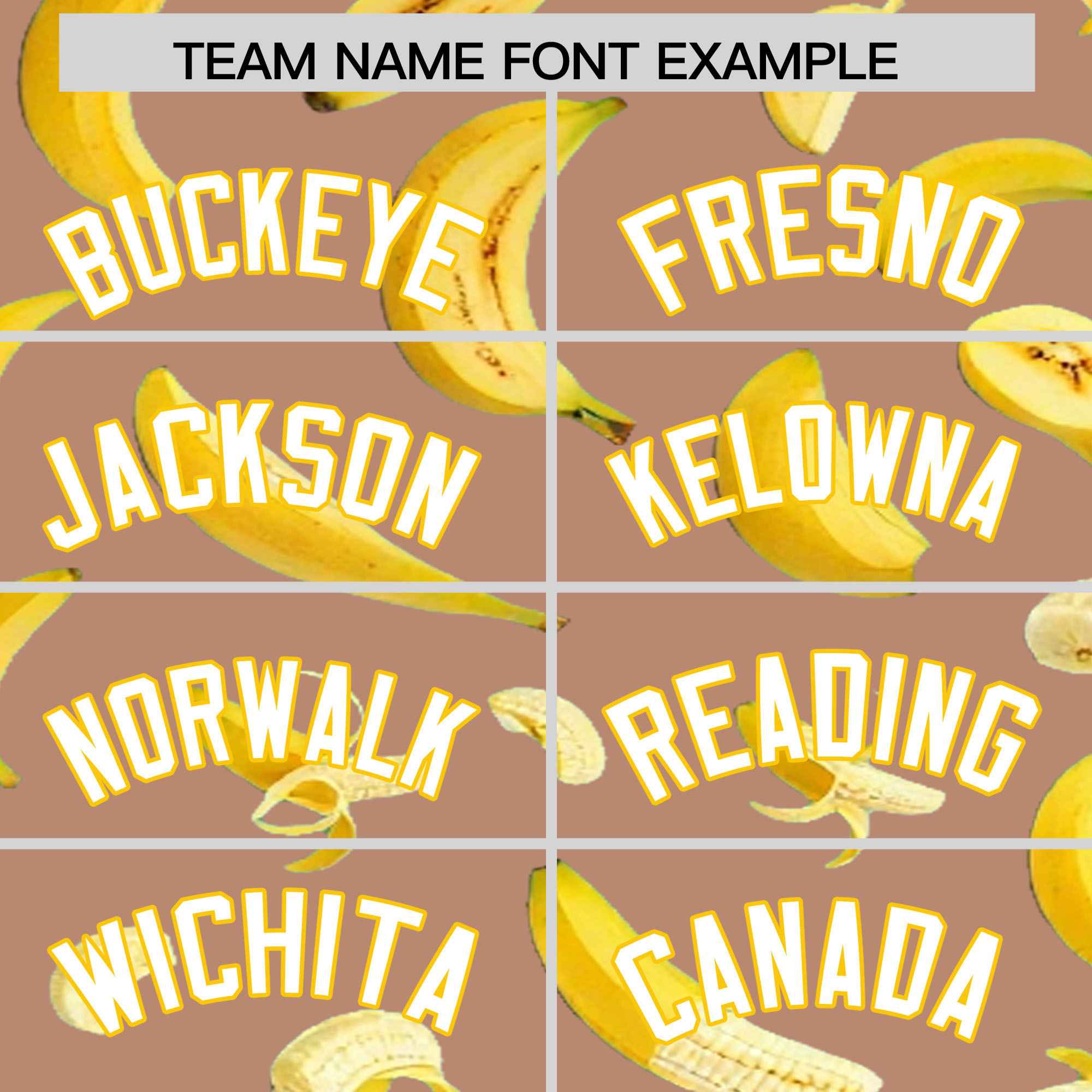 Custom Coffee Banana Graffiti Pattern Fashion Authentic Baseball Jersey | Graffiti Pattern | Embroidery&Dye-sublimation printing | KXKSHOP