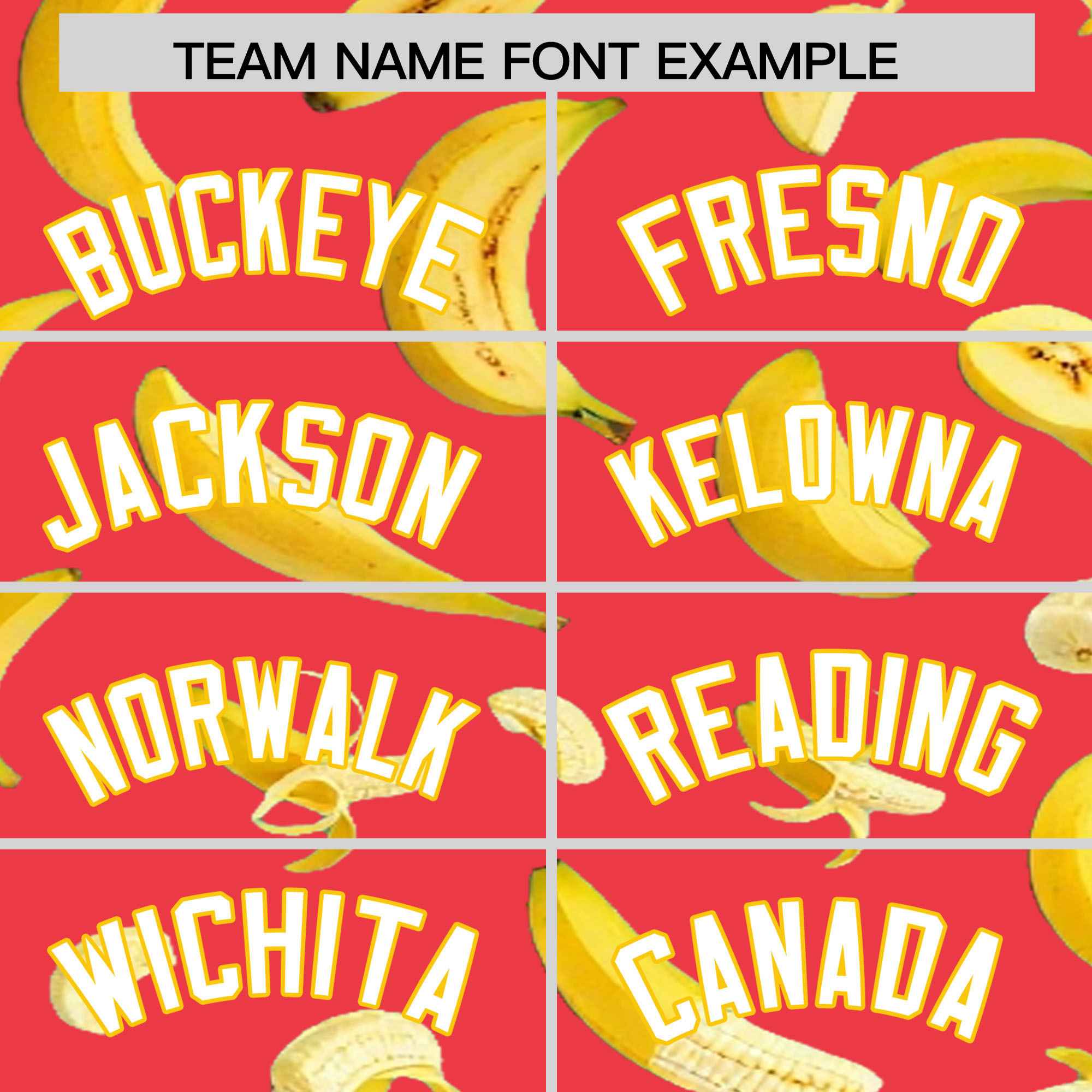 Custom Light Red Banana Graffiti Pattern Fashion Authentic Baseball Jersey | Graffiti Pattern | Embroidery&Dye-sublimation printing | KXKSHOP