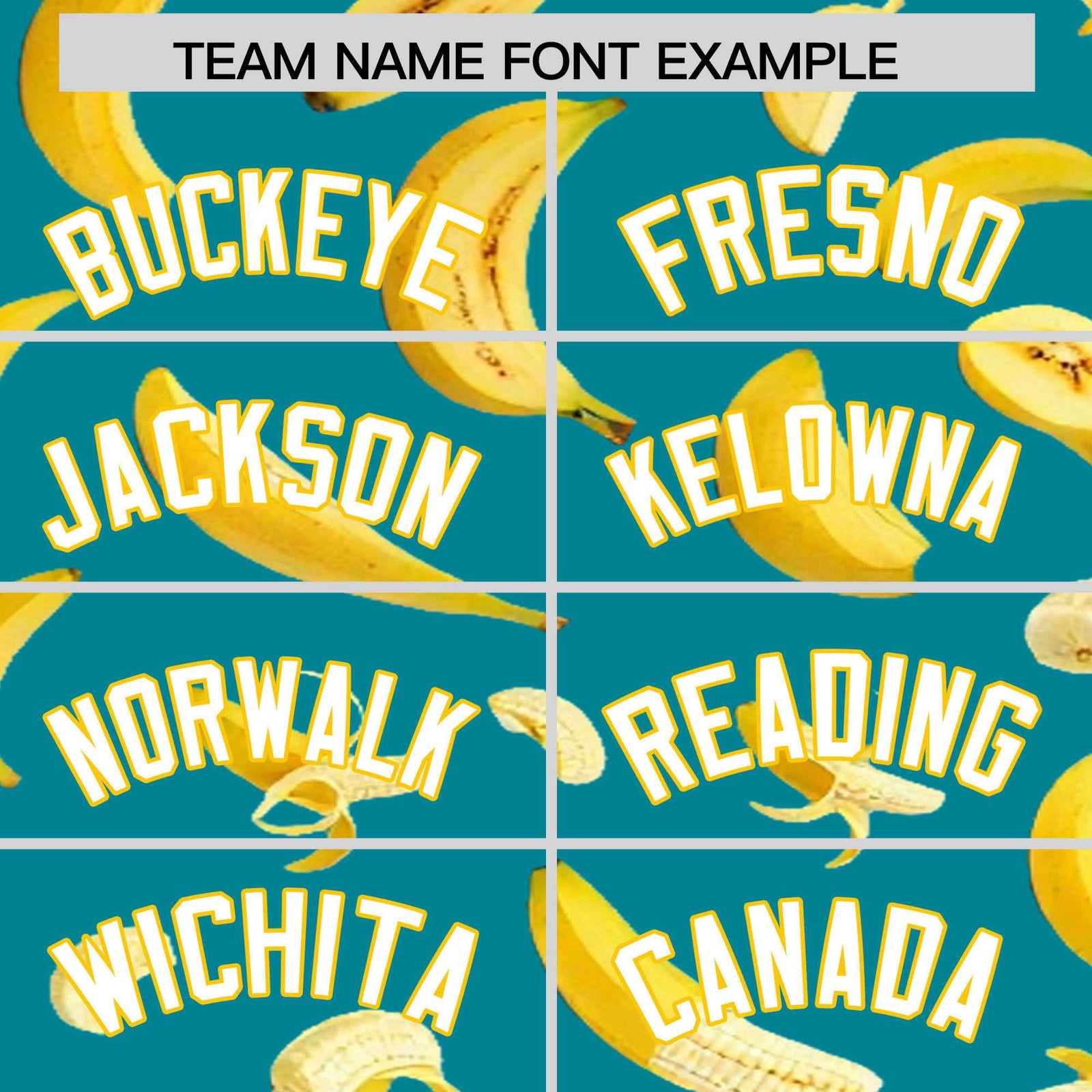 Custom Aqua Banana Graffiti Pattern Fashion Authentic Baseball Jersey | Graffiti Pattern | Embroidery&Dye-sublimation printing | KXKSHOP