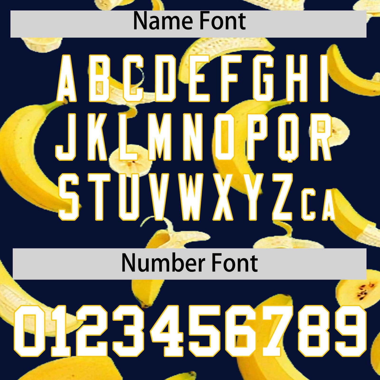 Custom Navy Banana Graffiti Pattern Fashion Authentic Baseball Jersey | Graffiti Pattern | Embroidery&Dye-sublimation printing | KXKSHOP