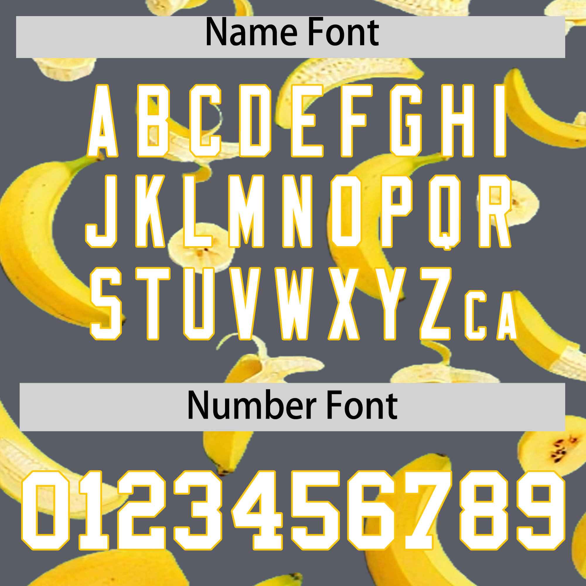 Custom Gray Banana Graffiti Pattern Fashion Authentic Baseball Jersey | Graffiti Pattern | Embroidery&Dye-sublimation printing | KXKSHOP