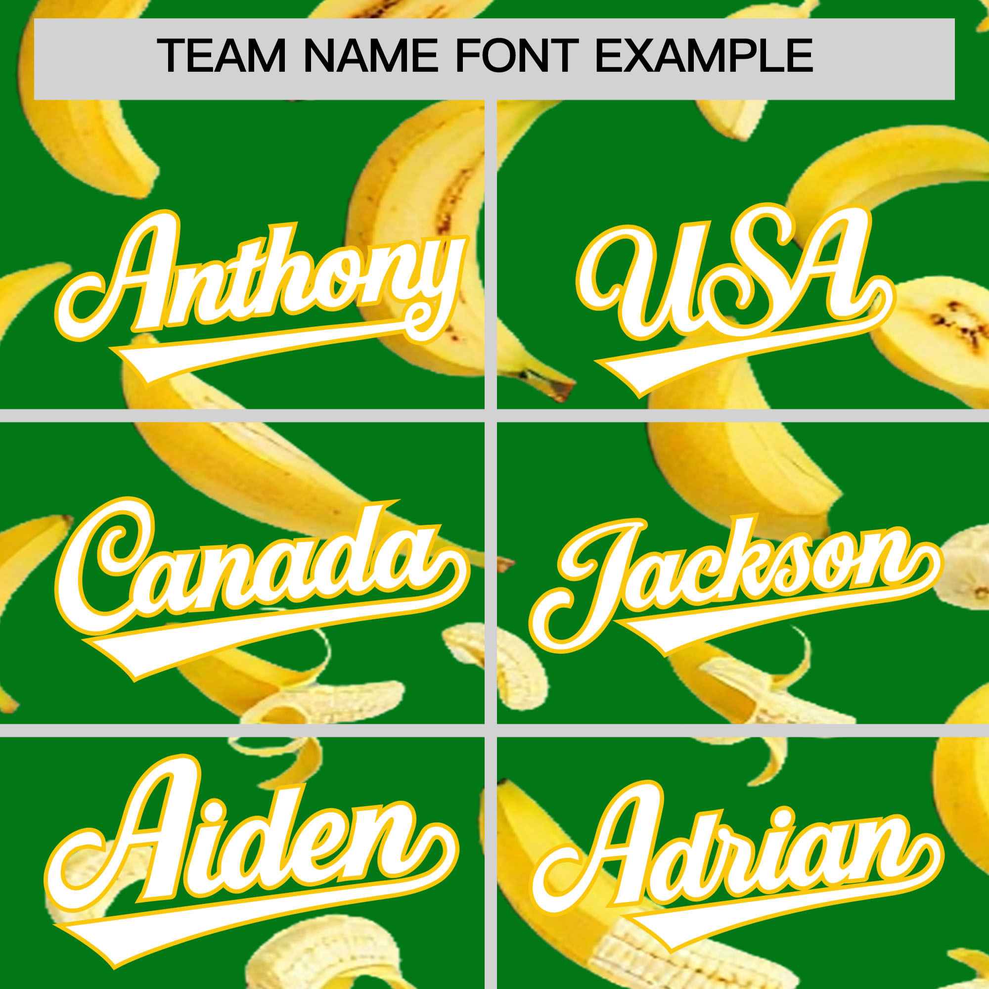 Custom Kelly Green-02 Banana Graffiti Pattern Fashion Authentic Baseball Jersey | Graffiti Pattern | Embroidery&Dye-sublimation printing | KXKSHOP