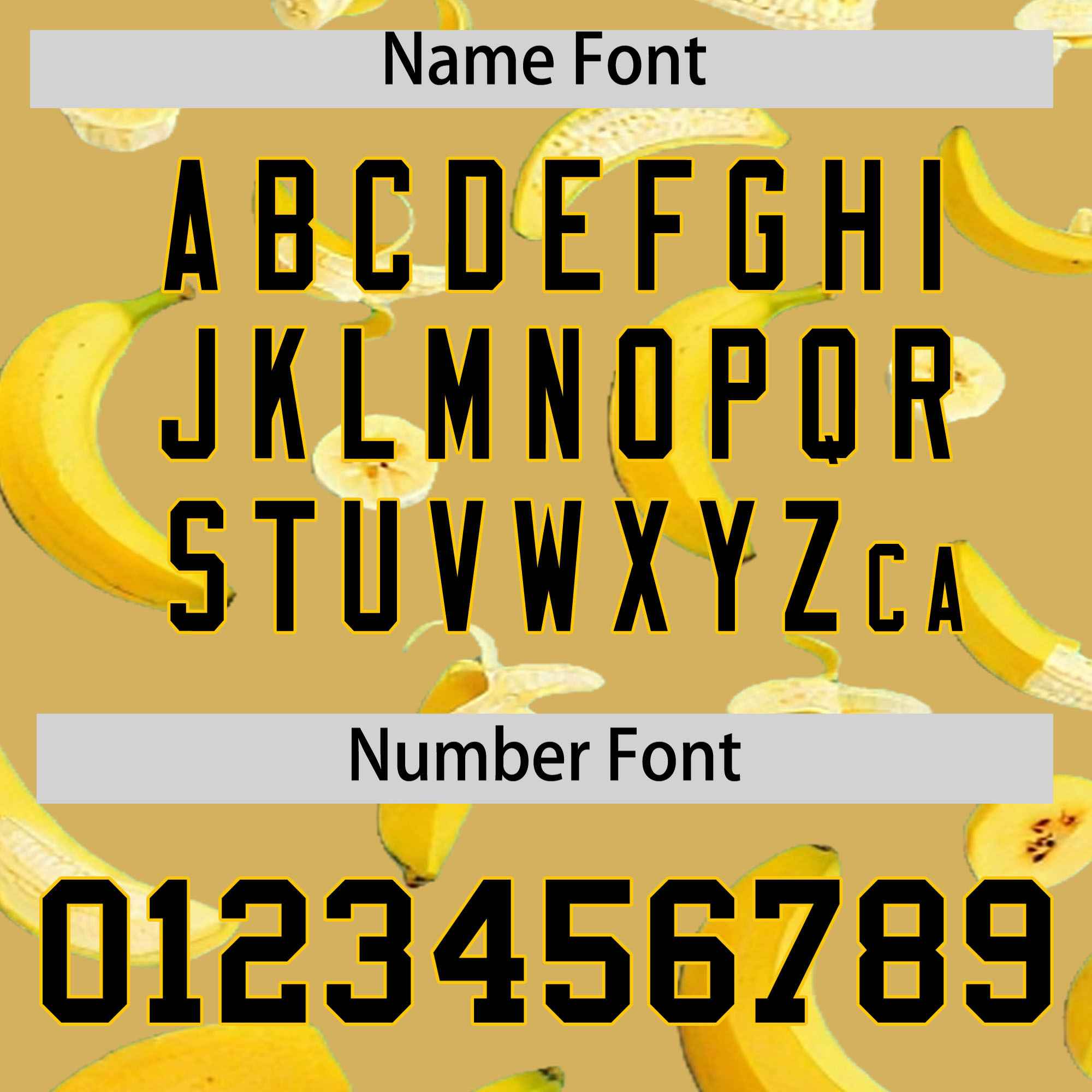 Custom Old Gold Banana Graffiti Pattern Fashion Authentic Baseball Jersey | Graffiti Pattern | Embroidery&Dye-sublimation printing | KXKSHOP