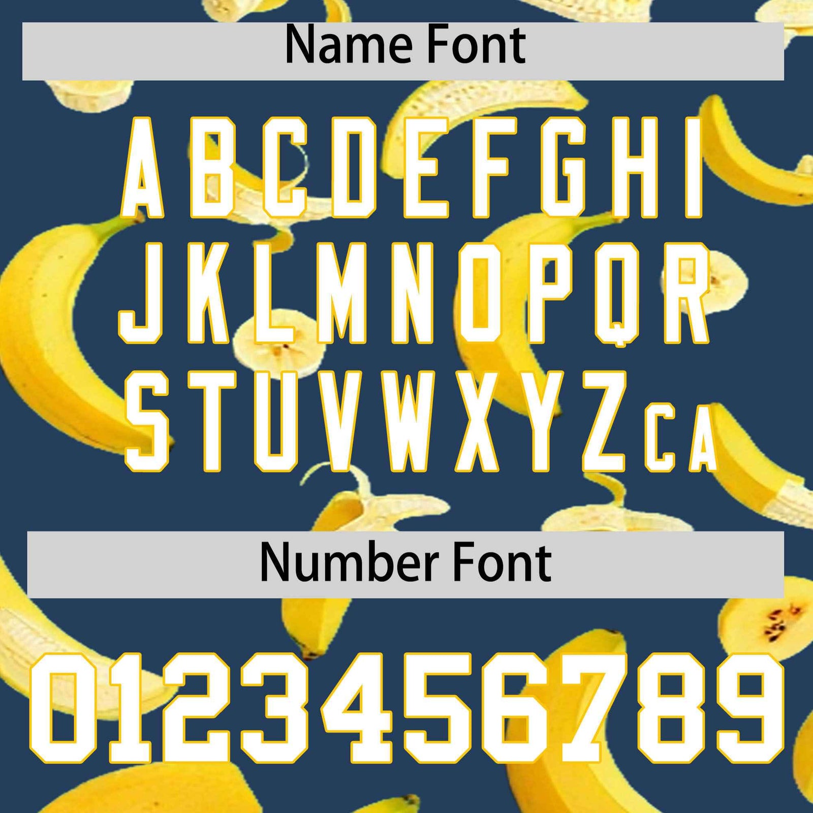 Custom Midnight Blue Banana Graffiti Pattern Fashion Authentic Baseball Jersey | Graffiti Pattern | Embroidery&Dye-sublimation printing | KXKSHOP