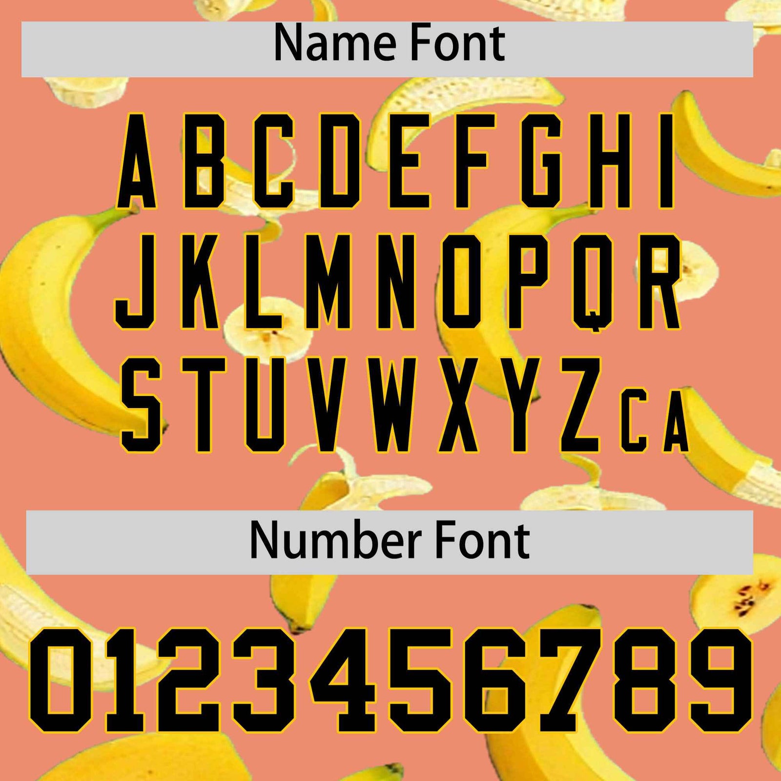 Custom Light Orange Banana Graffiti Pattern Fashion Authentic Baseball Jersey | Graffiti Pattern | Embroidery&Dye-sublimation printing | KXKSHOP