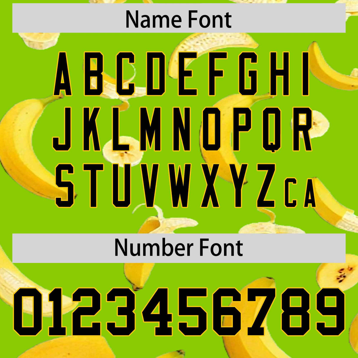 Custom Neon Green Banana Graffiti Pattern Fashion Authentic Baseball Jersey | Graffiti Pattern | Embroidery&amp;Dye-sublimation printing | KXKSHOP