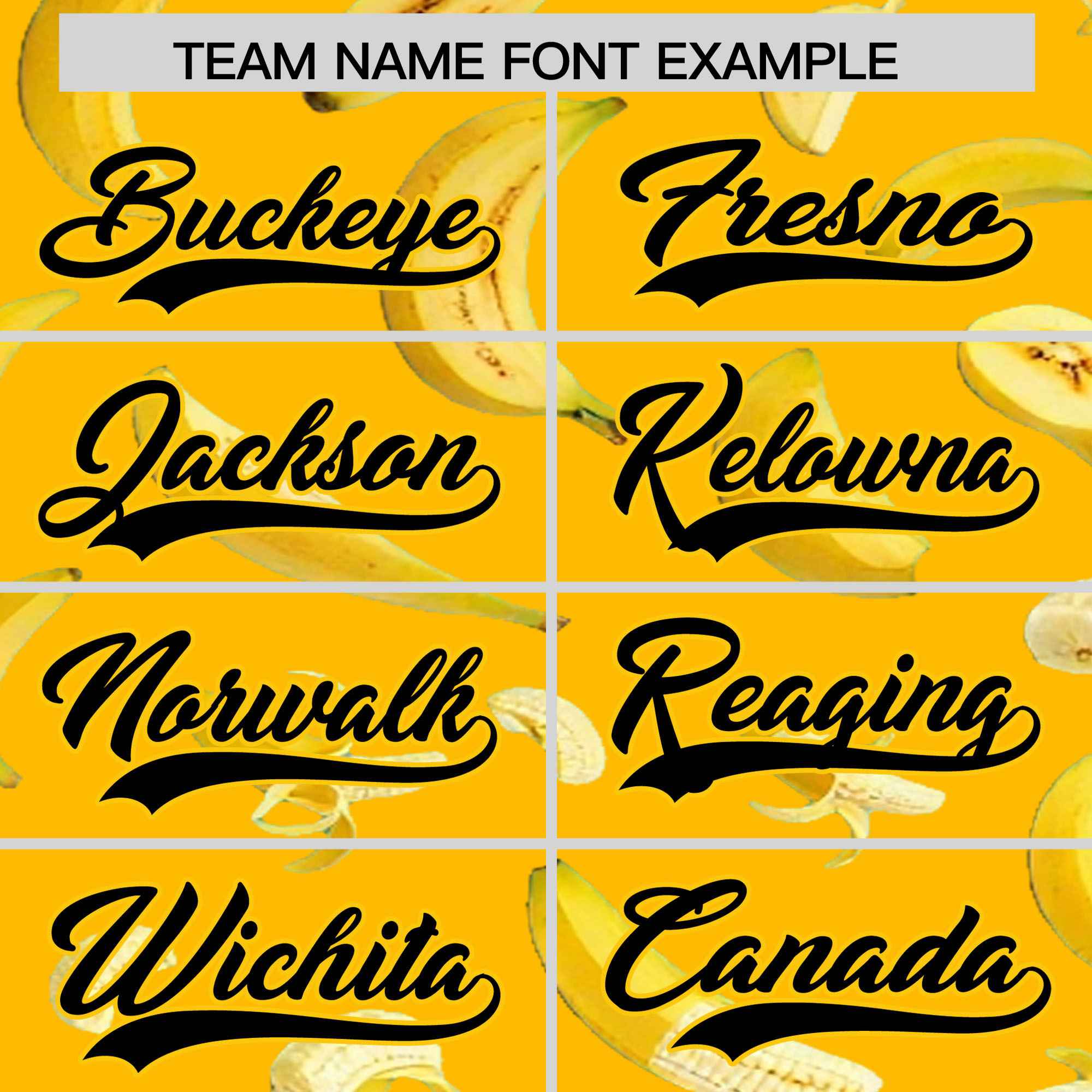 Custom Yellow Banana Graffiti Pattern Fashion Authentic Baseball Jersey | Graffiti Pattern | Embroidery&Dye-sublimation printing | KXKSHOP