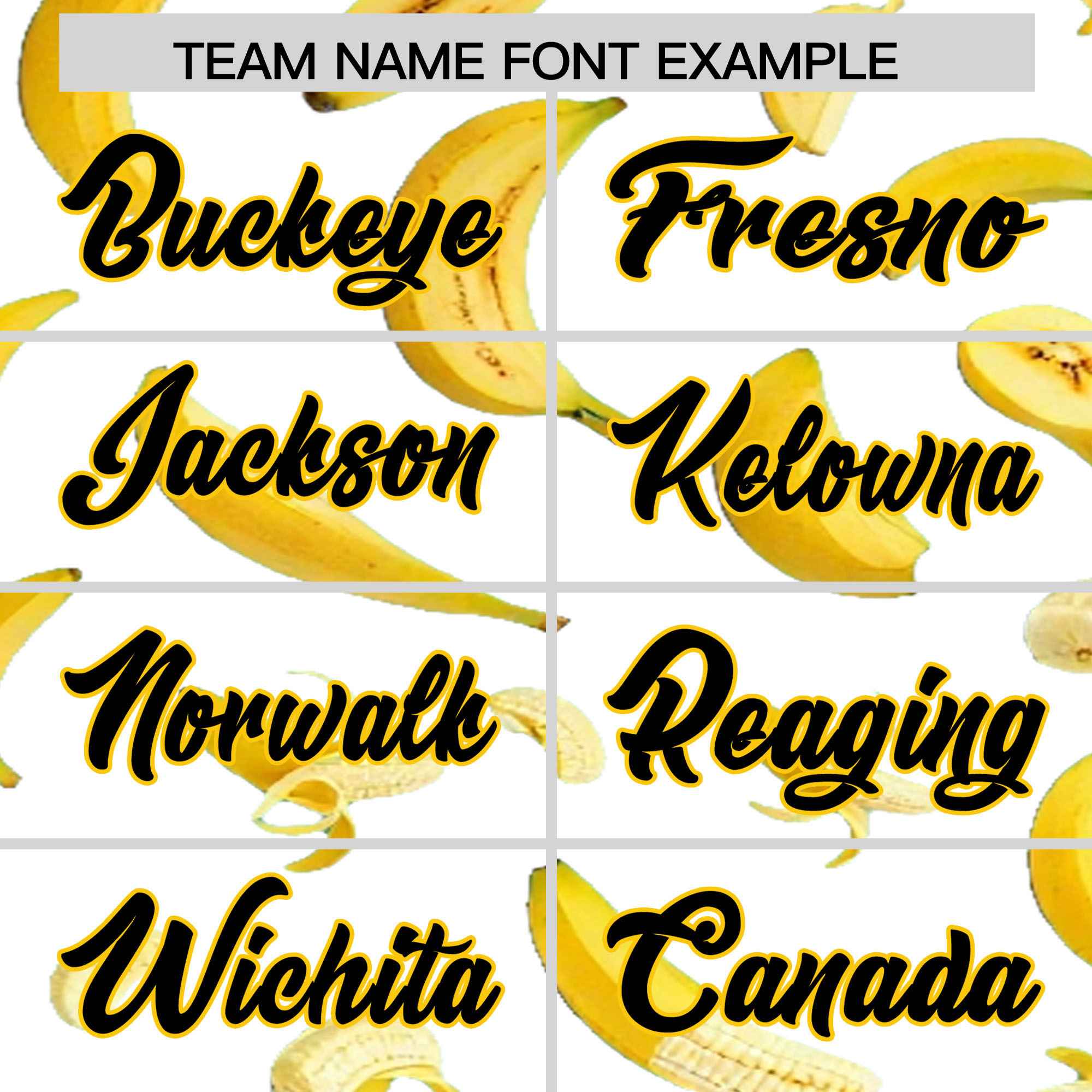 Custom White Banana Graffiti Pattern Fashion Authentic Baseball Jersey | Graffiti Pattern | Embroidery&Dye-sublimation printing | KXKSHOP