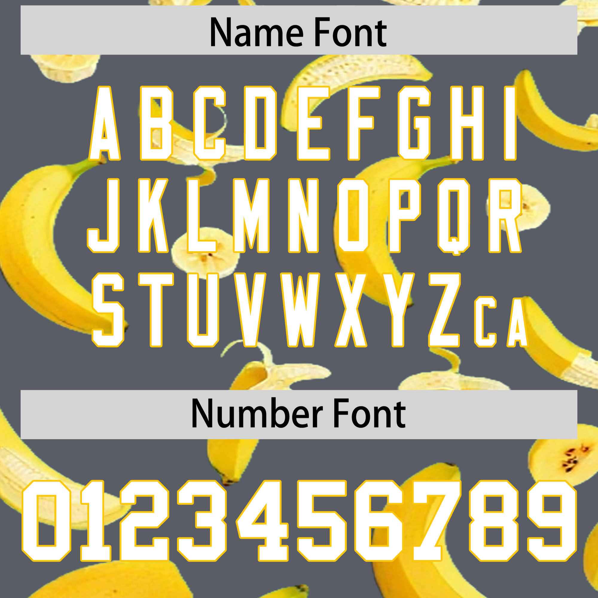 Custom Gray Banana Graffiti Pattern Fashion Authentic Baseball Jersey | Graffiti Pattern | Embroidery&Dye-sublimation printing | KXKSHOP