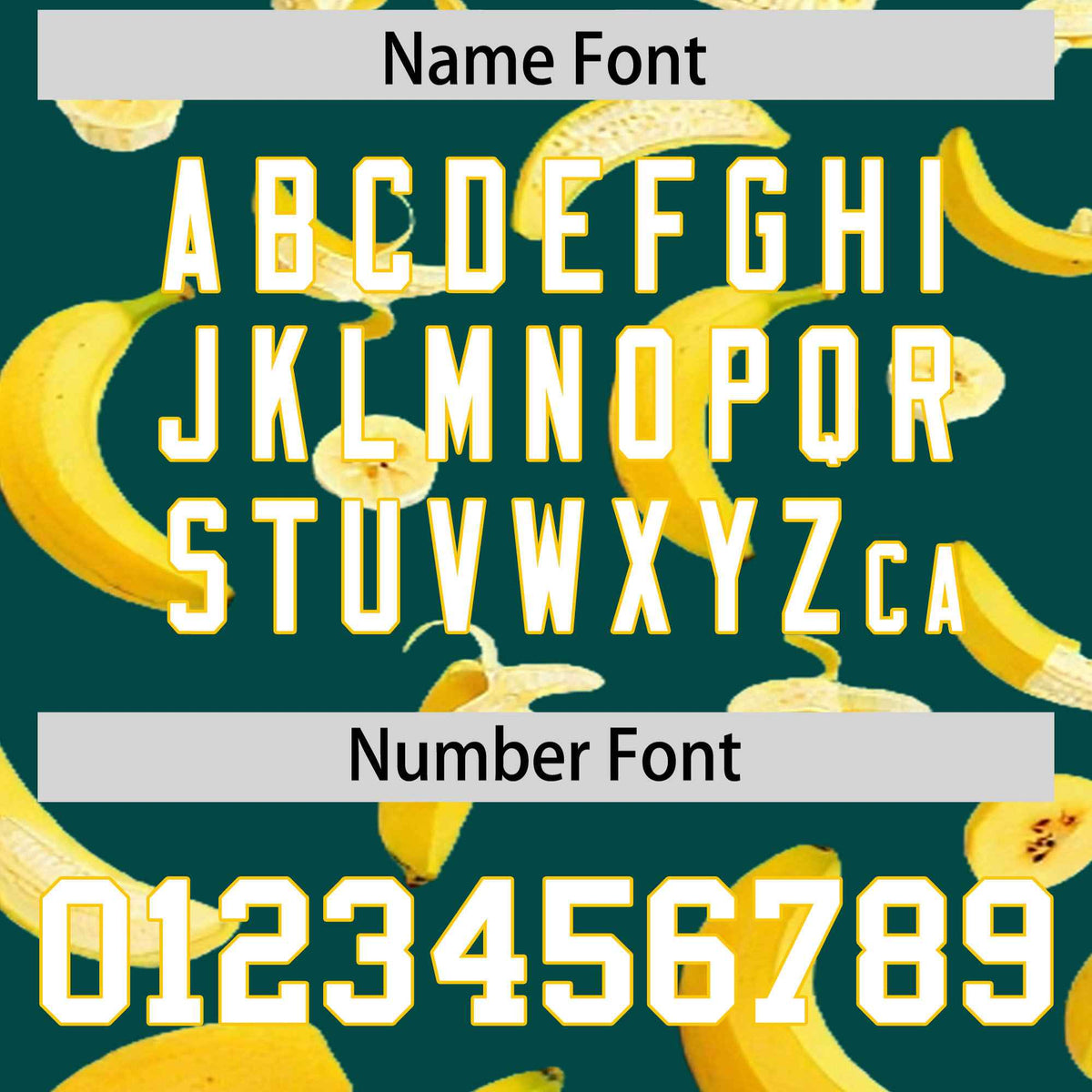 Custom Midnight Green Banana Graffiti Pattern Fashion Authentic Baseball Jersey | Graffiti Pattern | Embroidery&amp;Dye-sublimation printing | KXKSHOP