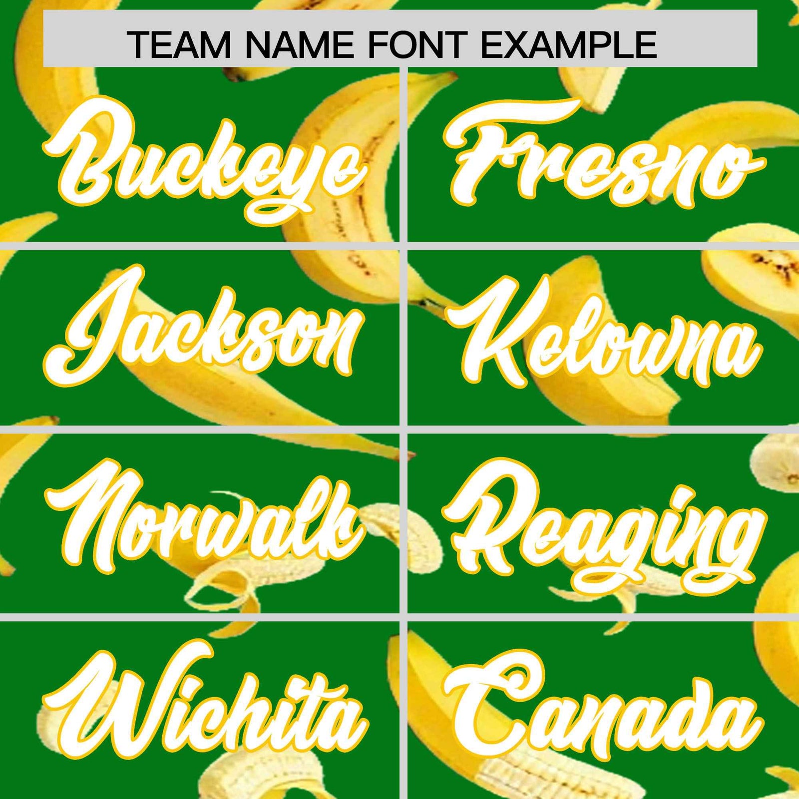 Custom Kelly Green-02 Banana Graffiti Pattern Fashion Authentic Baseball Jersey | Graffiti Pattern | Embroidery&Dye-sublimation printing | KXKSHOP