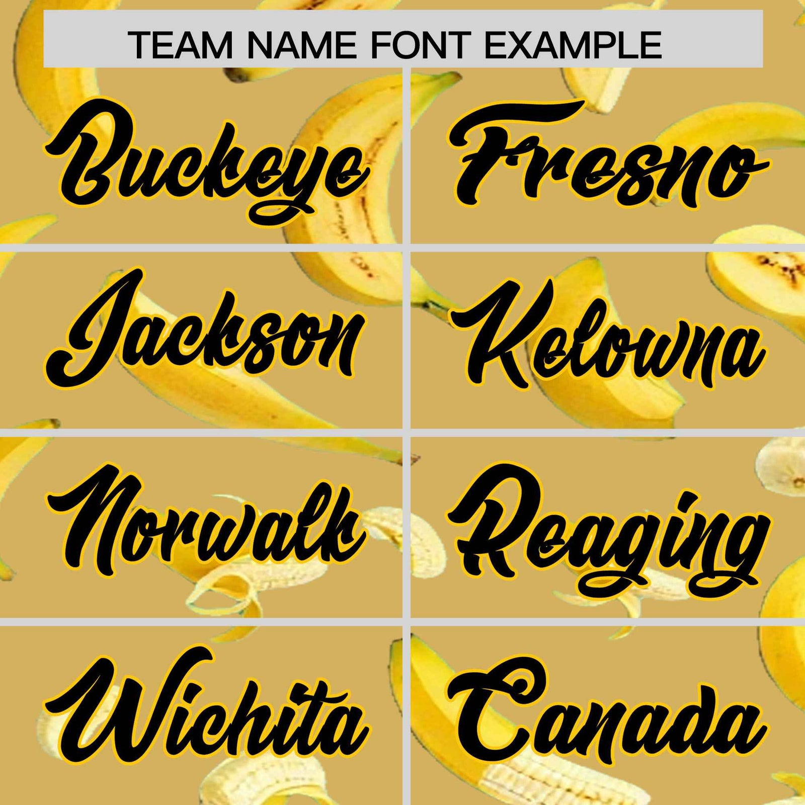 Custom Old Gold Banana Graffiti Pattern Fashion Authentic Baseball Jersey | Graffiti Pattern | Embroidery&Dye-sublimation printing | KXKSHOP