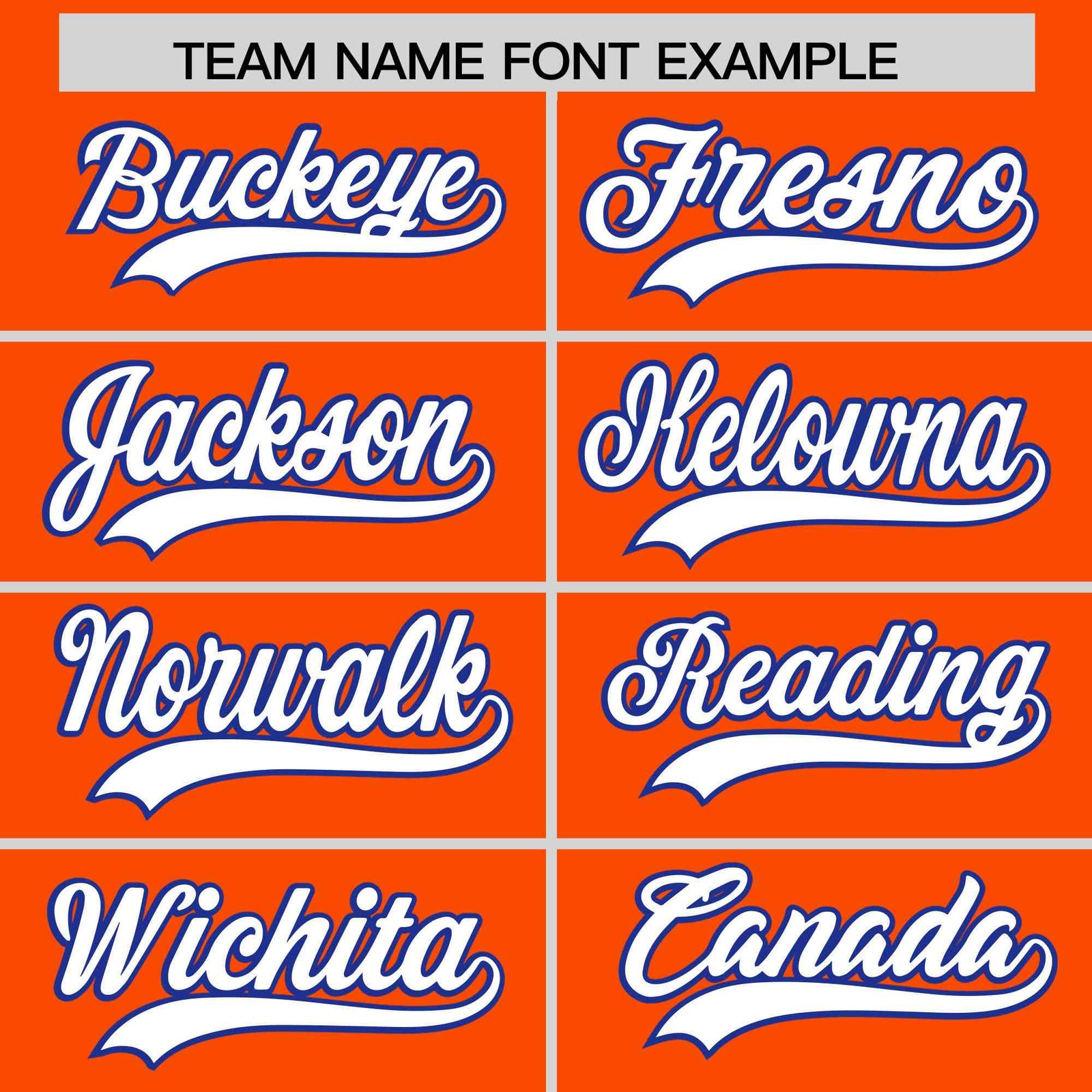 Custom Orange Royal Blue Star Pattern Thick Stripes Baseball Jersey