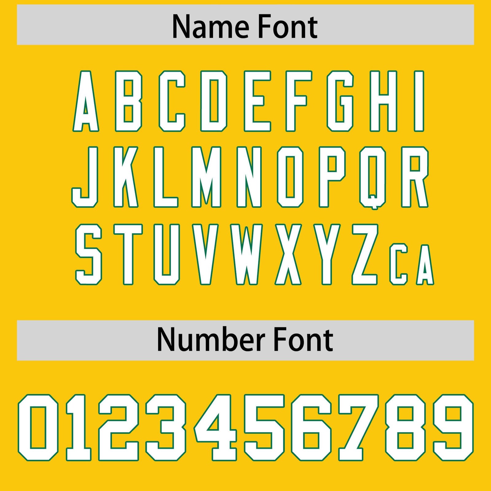 Custom Gold Kelly Green Star Pattern Thick Stripes Baseball Jersey