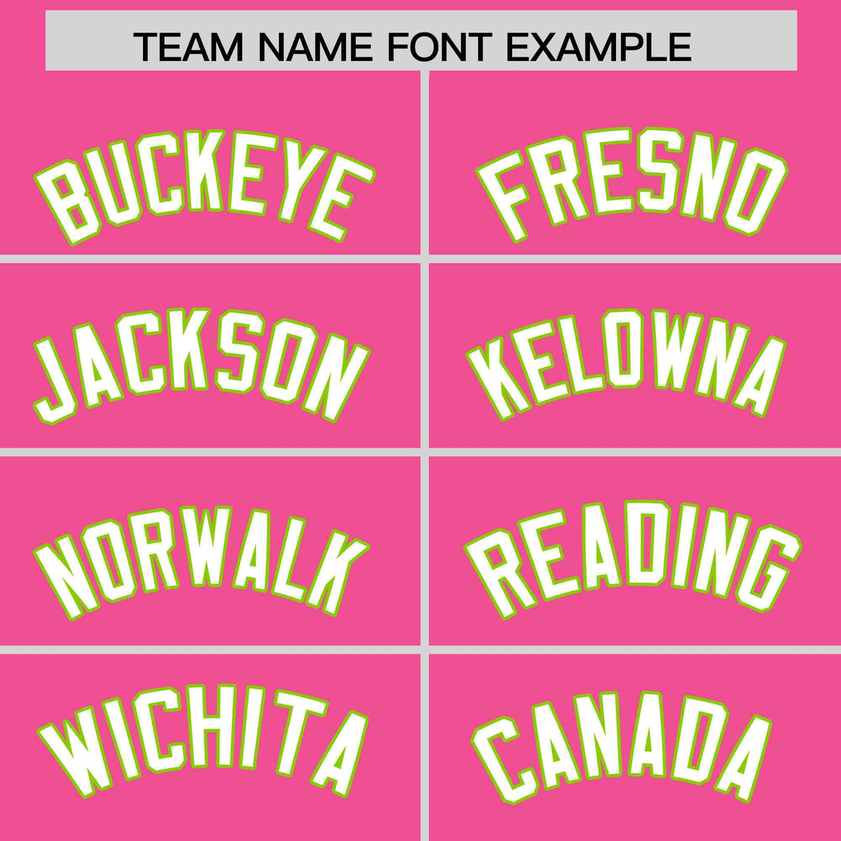 Custom Pink Neon Green Star Pattern Thick Stripes Baseball Jersey