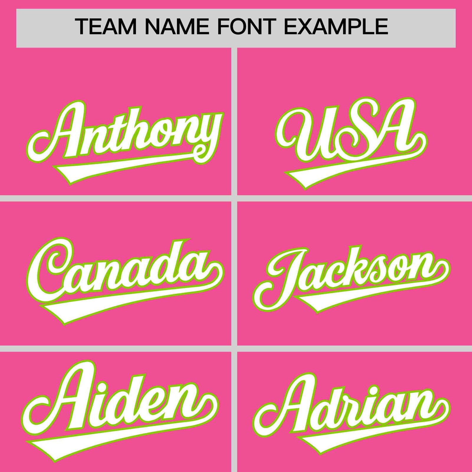 Custom Pink Neon Green Star Pattern Thick Stripes Baseball Jersey| KXKSHOP