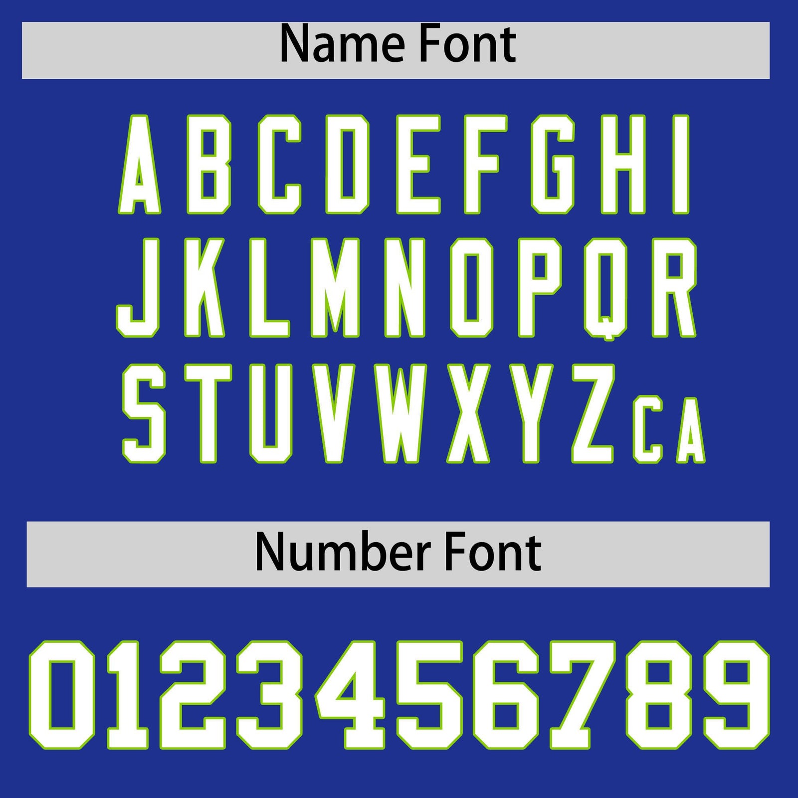 Custom Royal Blue Neon Green Star Pattern Thick Stripes Baseball Jersey| KXKSHOP