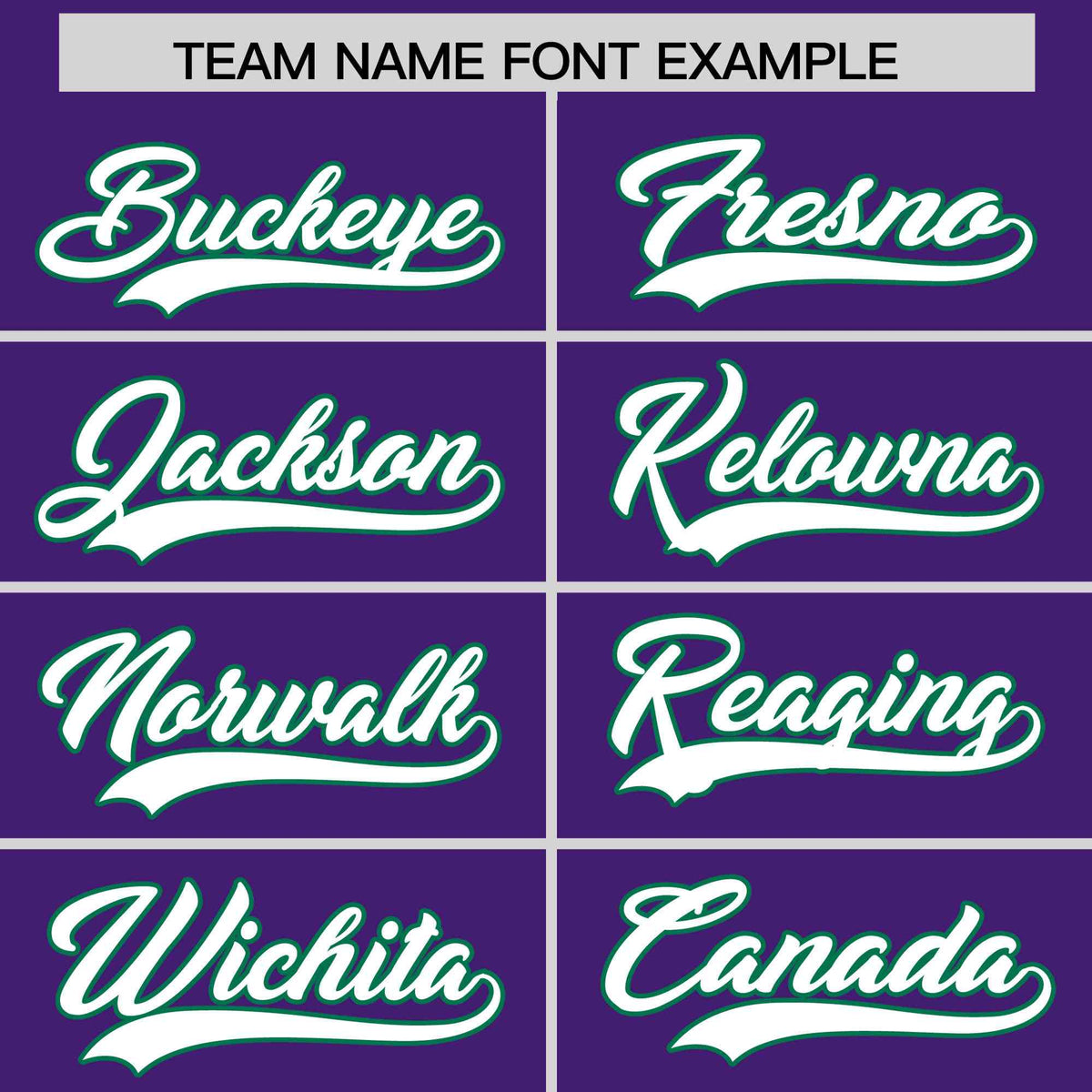 Custom Purple Kelly Green Star Pattern Thick Stripes Baseball Jersey