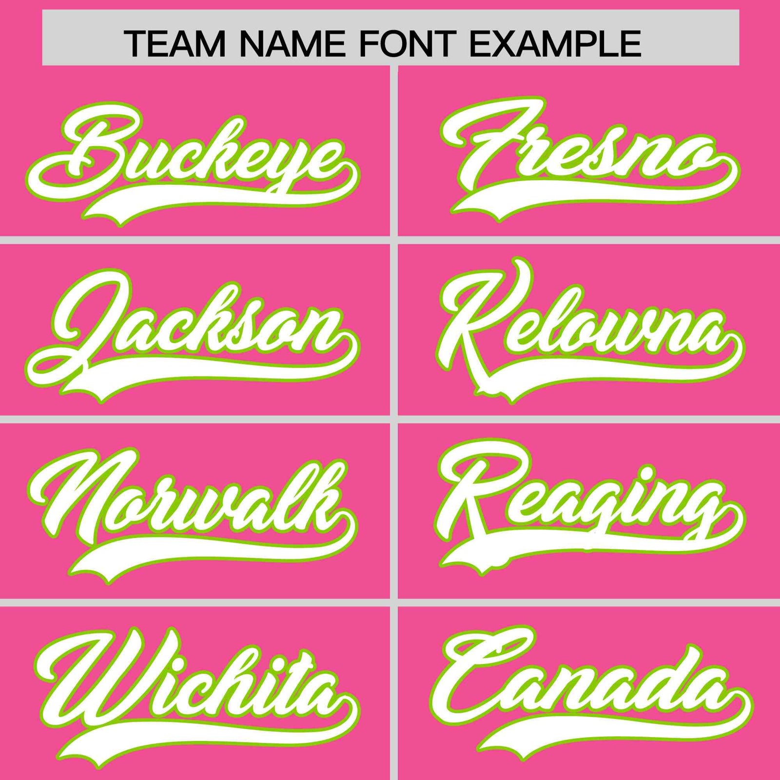 Custom Pink Neon Green Star Pattern Thick Stripes Baseball Jersey