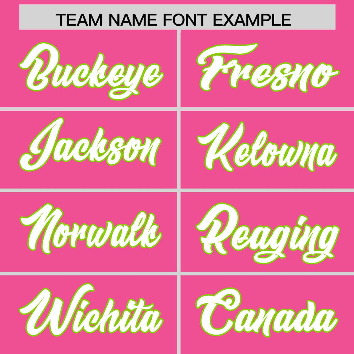 Custom Pink Neon Green Star Pattern Thick Stripes Baseball Jersey