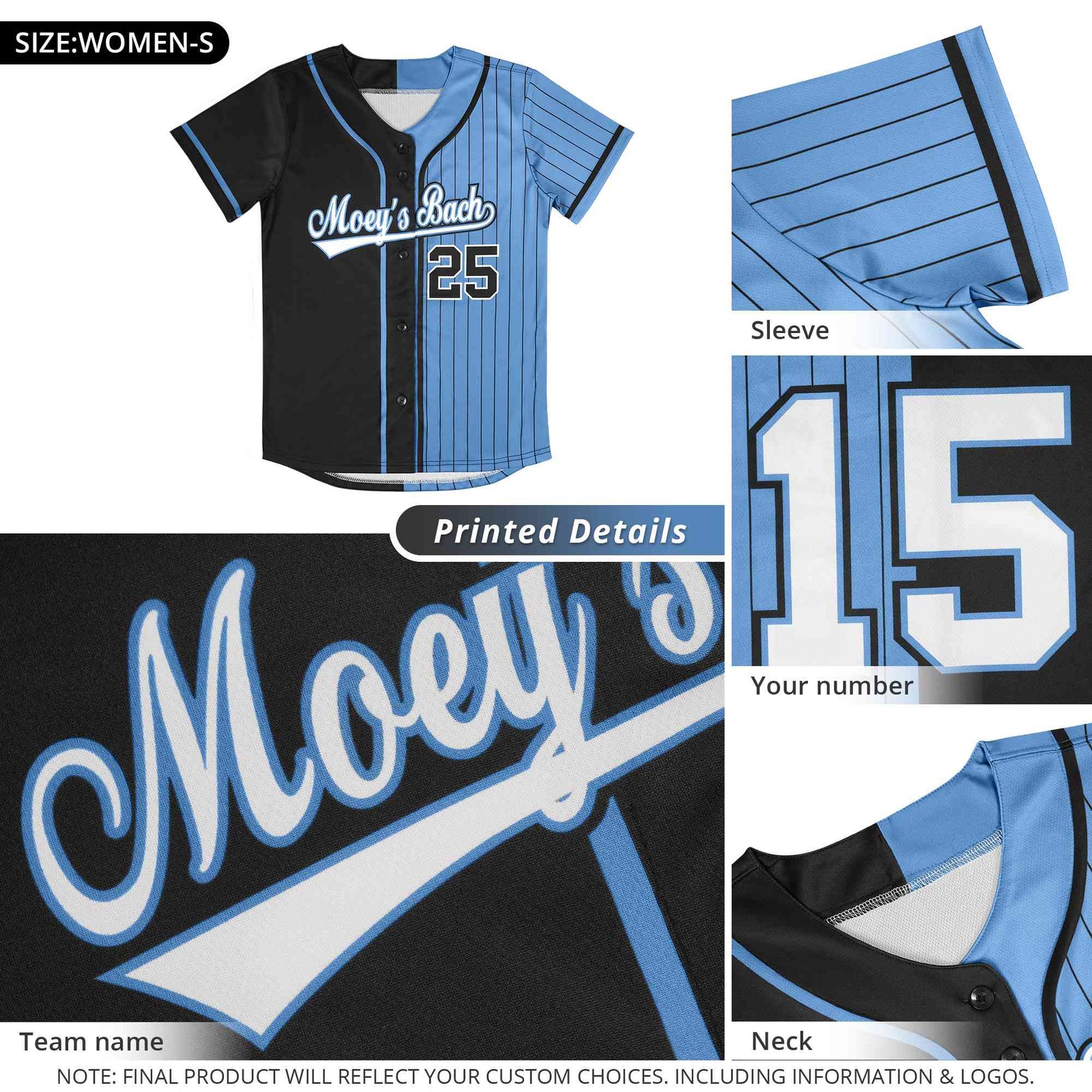 Custom Gold Kelly Green Star Pattern Thick Stripes Baseball Jersey