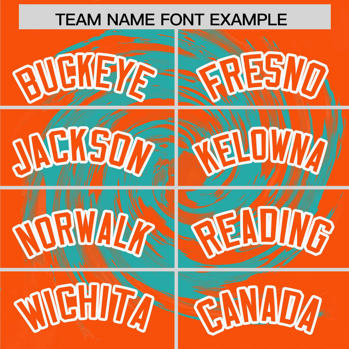 Custom Aqua Orange Swirl Graffiti Pattern Authentic Baseball Jersey