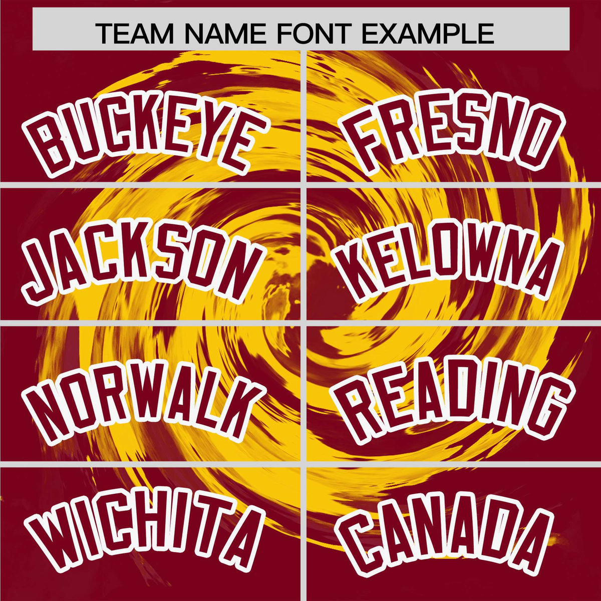 Custom Gold Crimson Swirl Graffiti Pattern Authentic Baseball Jersey