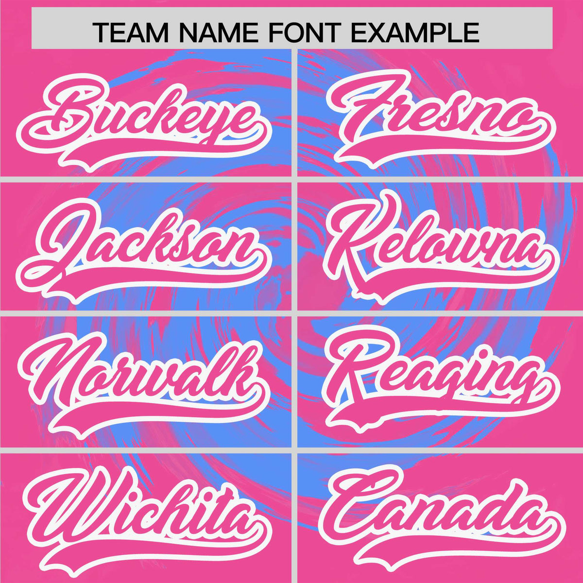 Custom Powder Blue Pink Swirl Graffiti Pattern Authentic Baseball Jersey