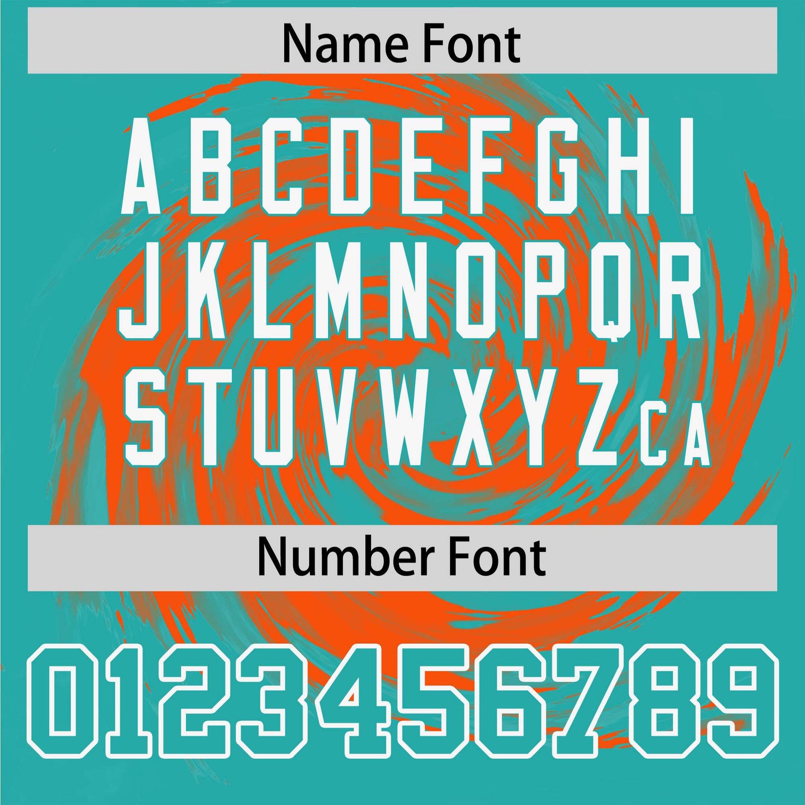 Custom Orange Aqua Swirl Graffiti Pattern Authentic Baseball Jersey