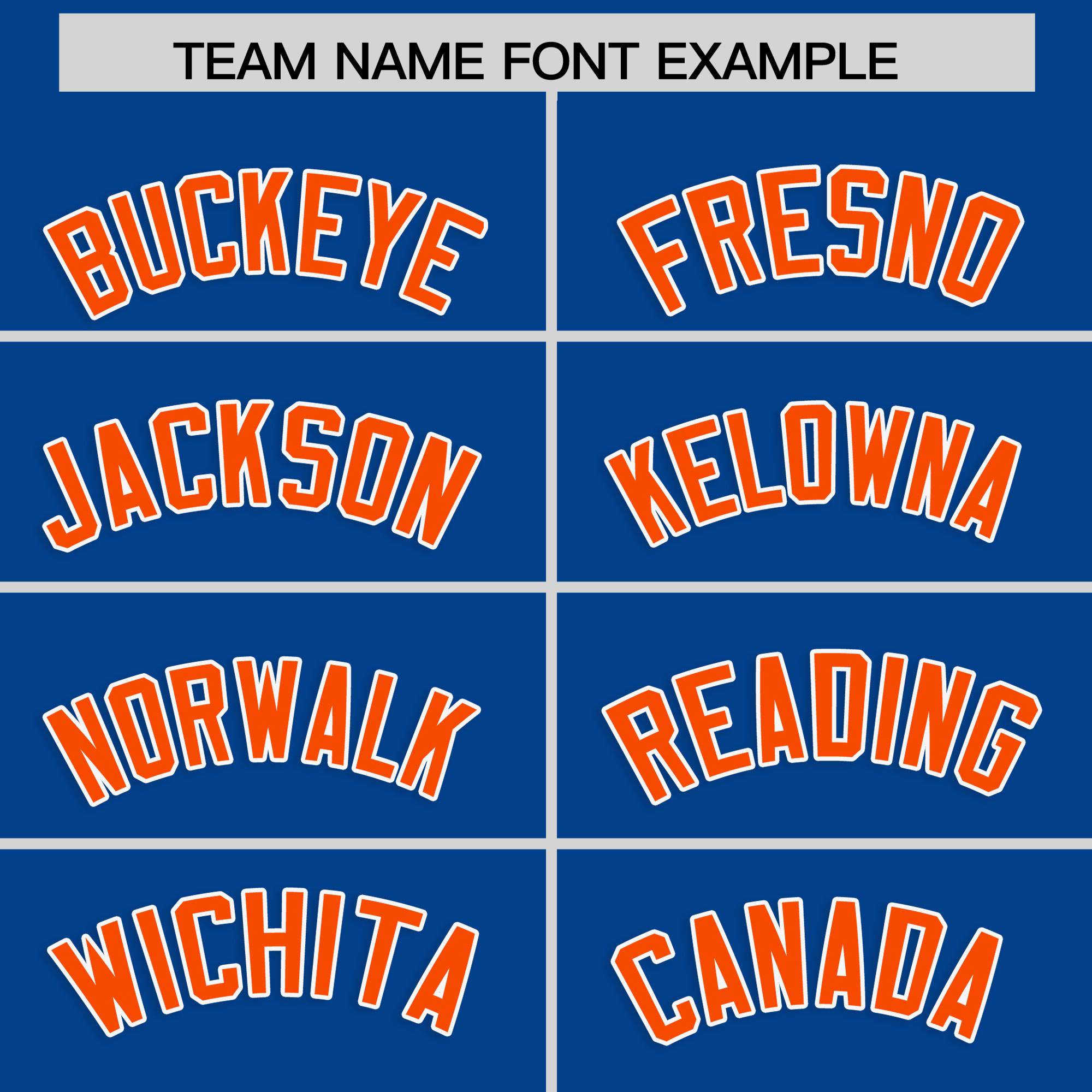 Custom Royal Orange Star Ribbing Authentic Baseball Jersey