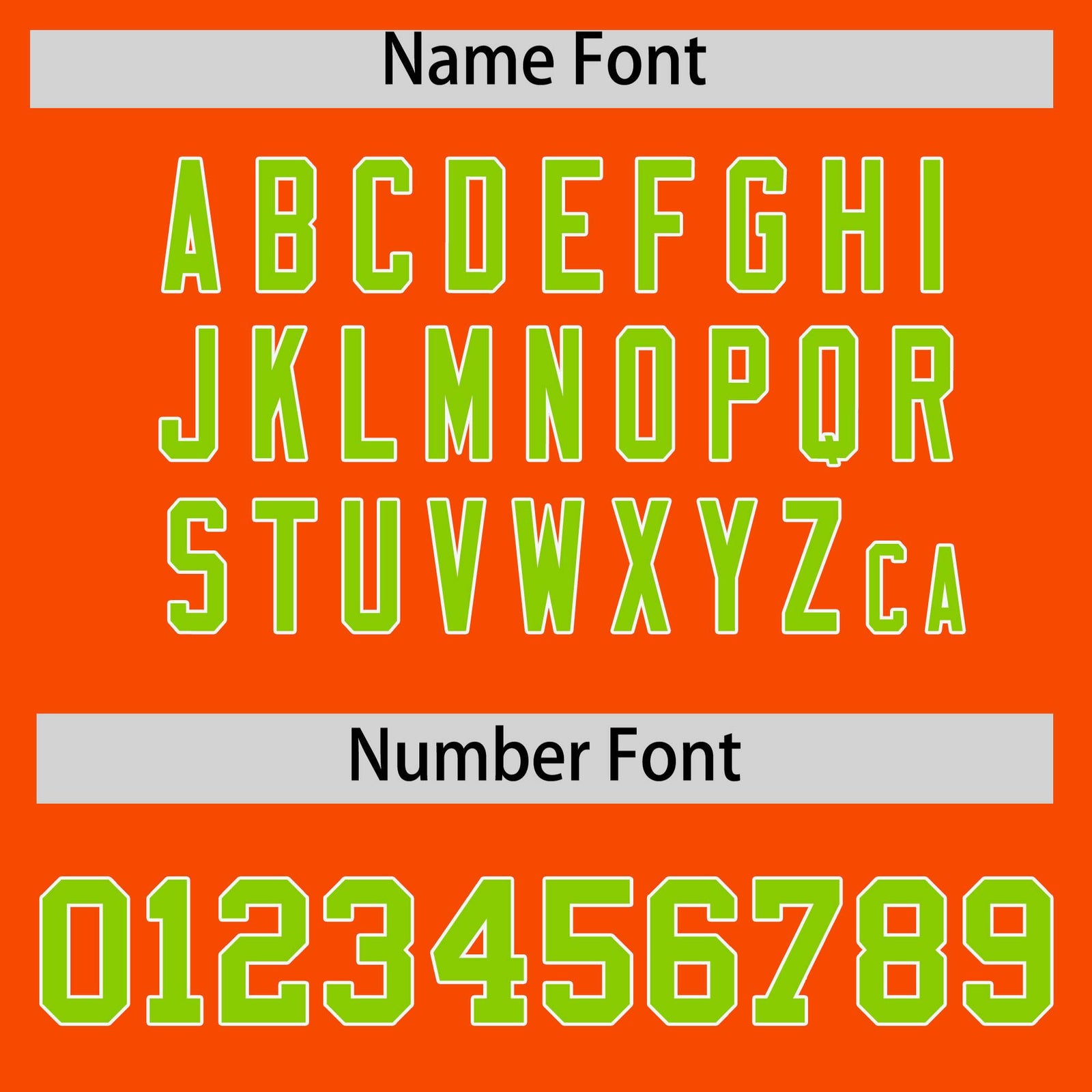 Custom Orange Neon Green Star Ribbing Authentic Baseball Jersey