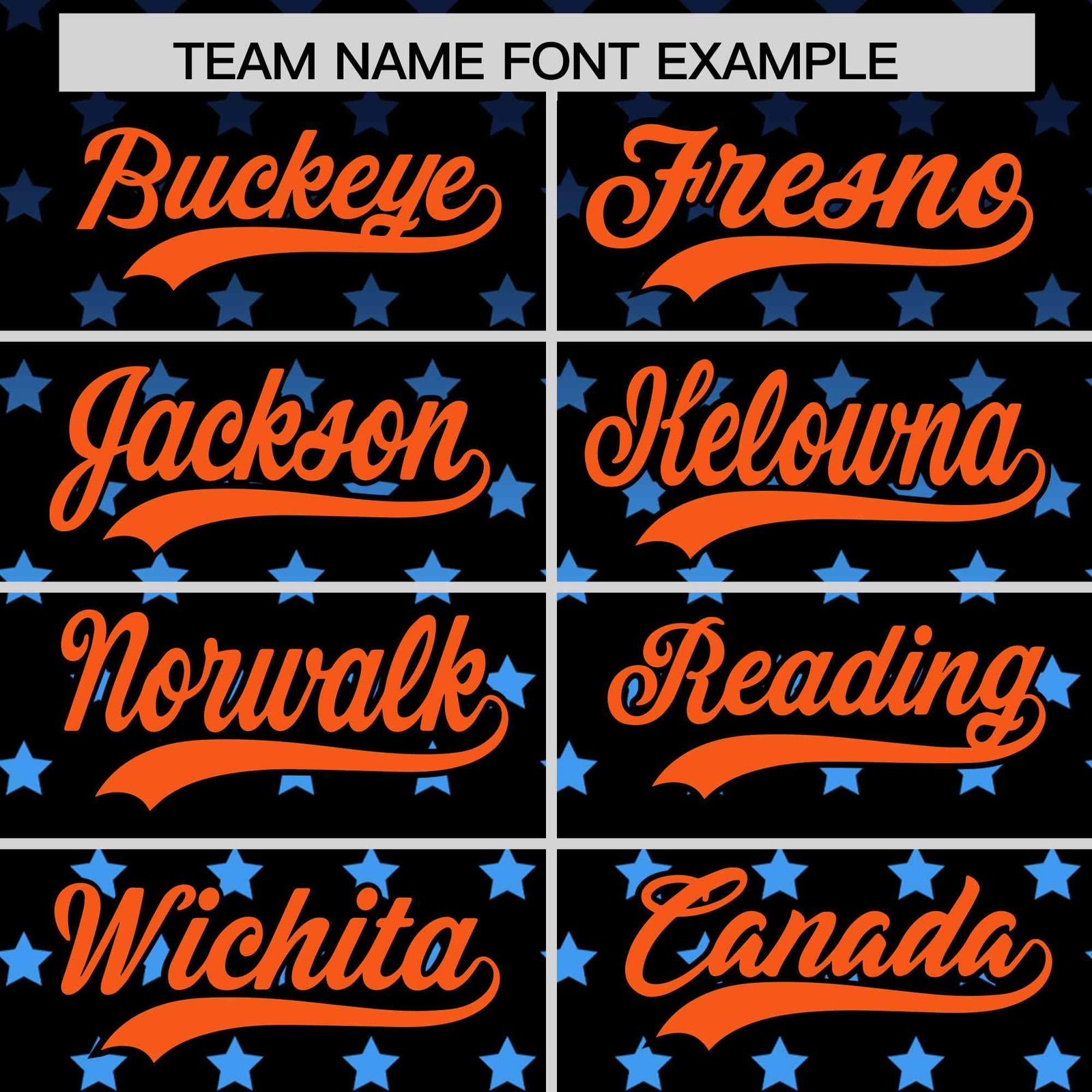 Custom Black Orange-White Raglan Sleeve Personalized Star Print Authentic Baseball Jersey