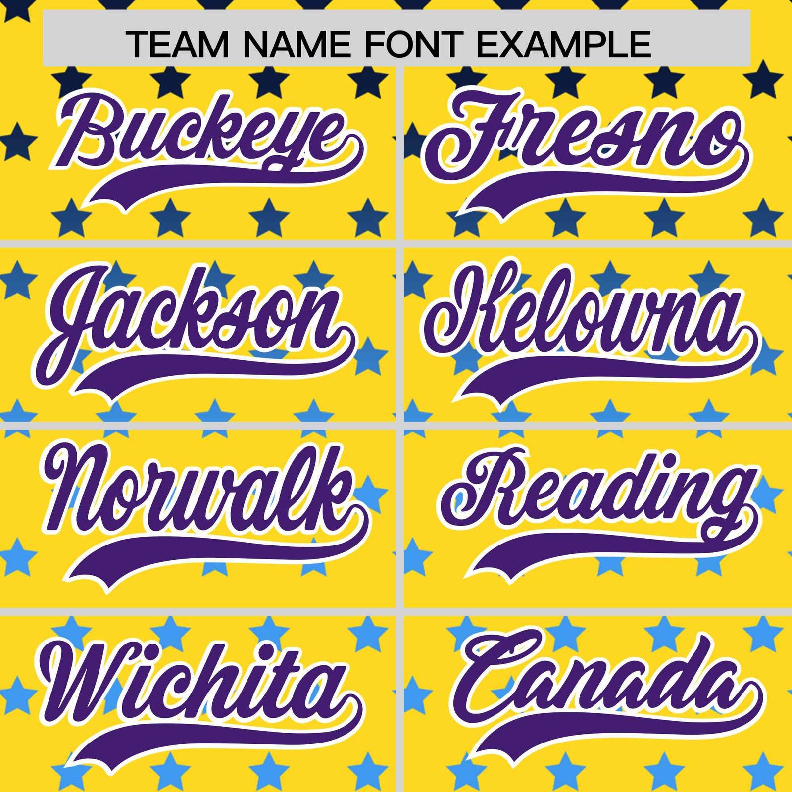 Custom Gold Purple-White Raglan Sleeve Personalized Star Print Authentic Baseball Jersey