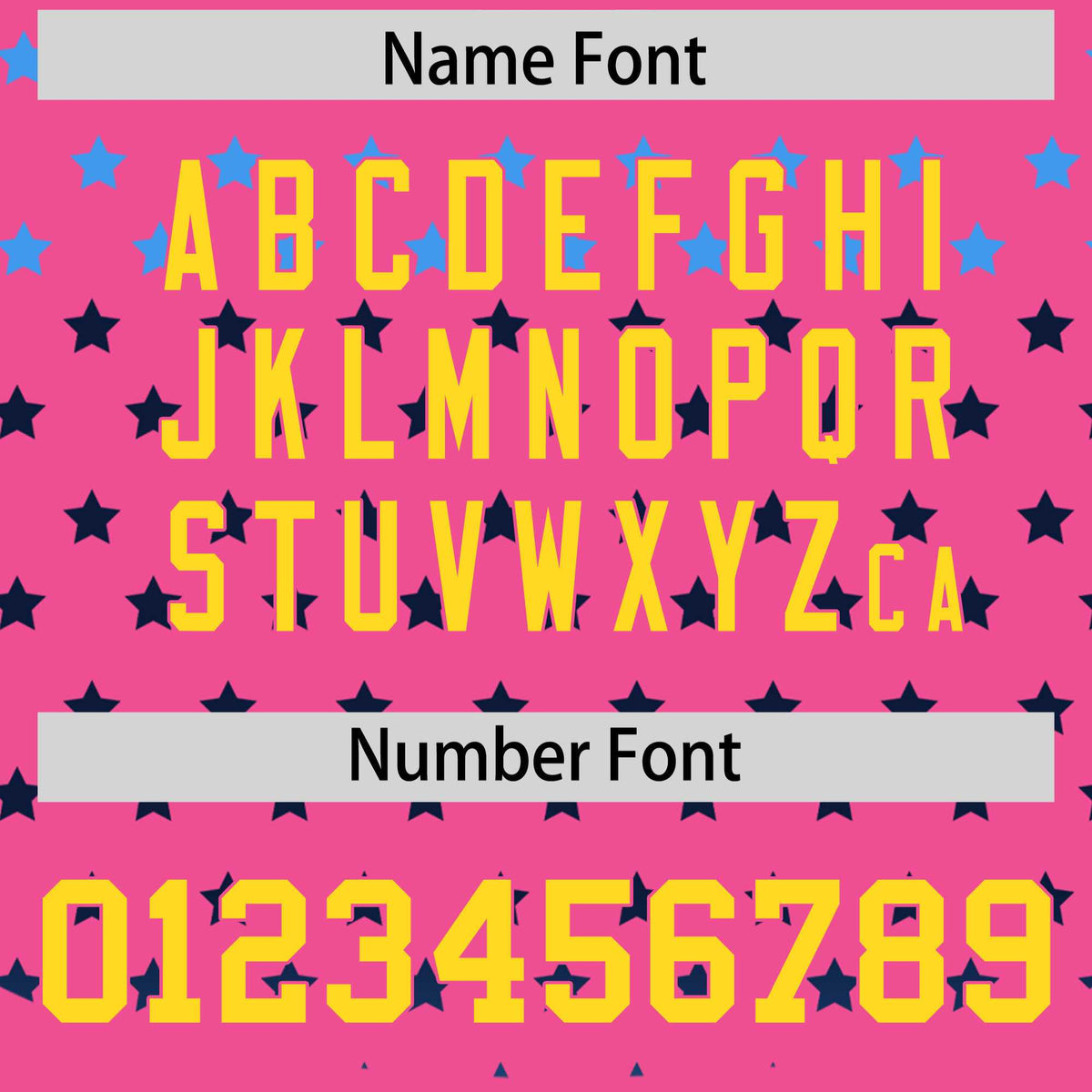 Custom Pink Gold-White Raglan Sleeve Personalized Star Print Authentic Baseball Jersey