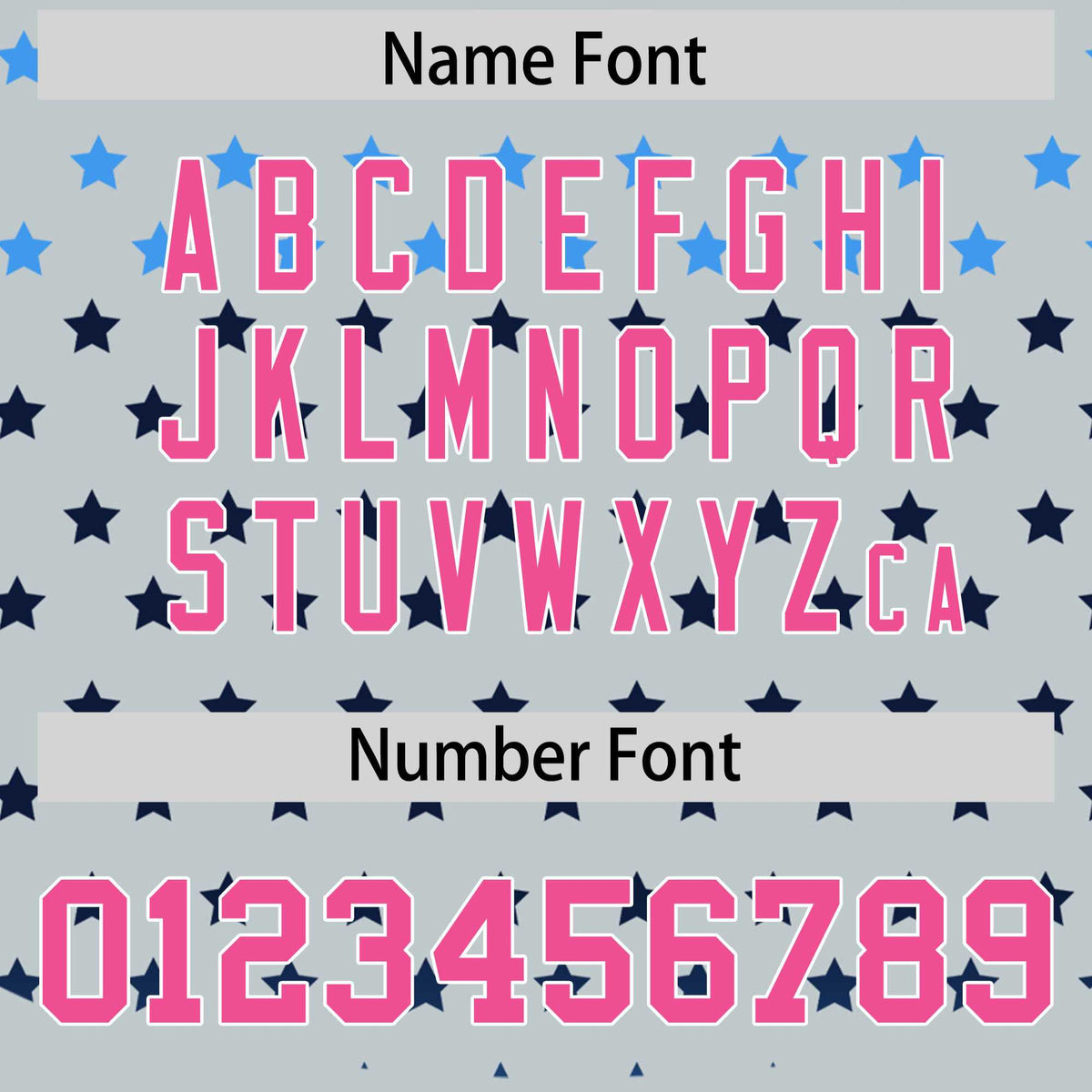 Custom Silver Pink-White Raglan Sleeve Personalized Star Print Authentic Baseball Jersey