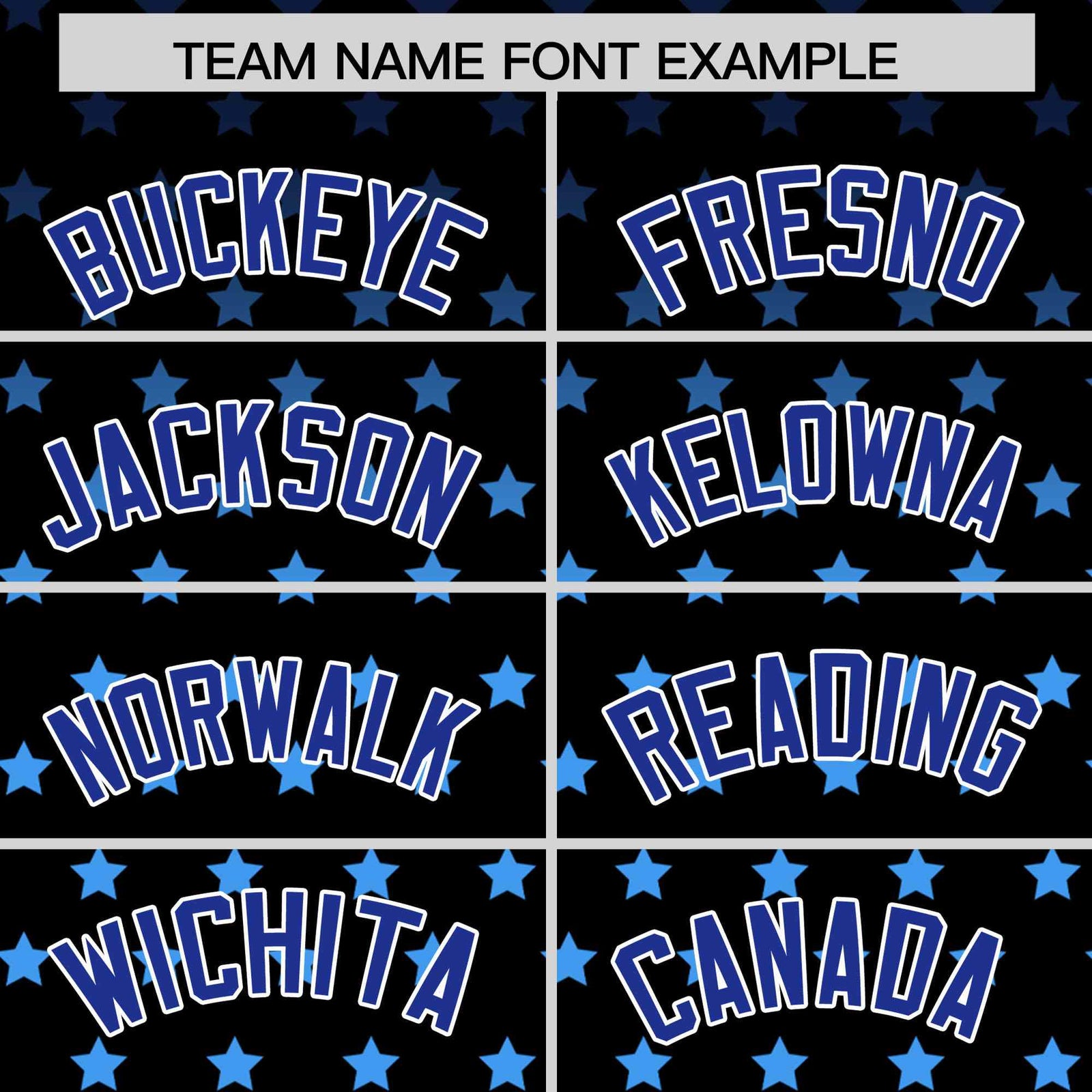 Custom Black Royal-White Raglan Sleeve Personalized Star Print Authentic Baseball Jersey