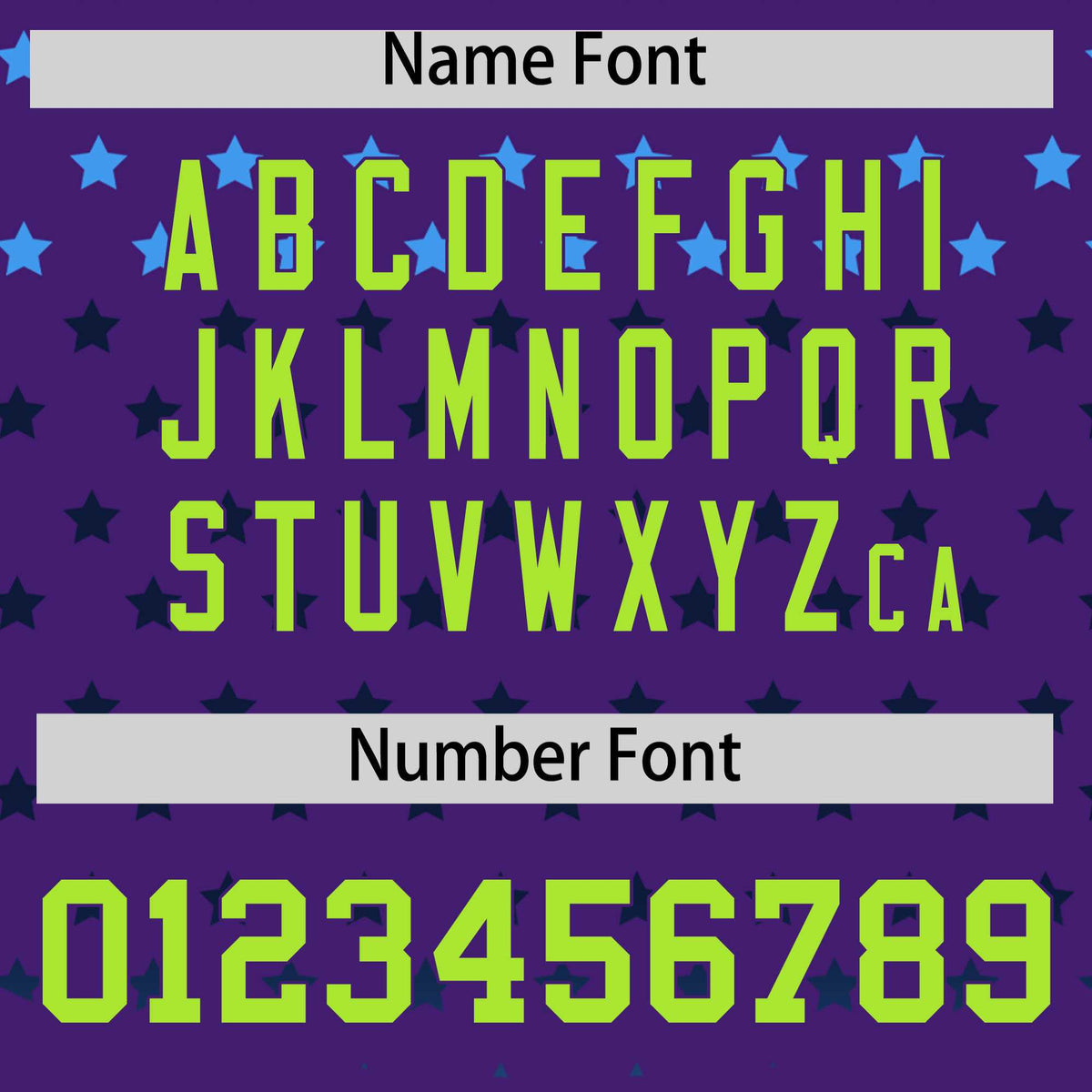 Custom Purple Neon Green-White Raglan Sleeve Personalized Star Print Authentic Baseball Jersey