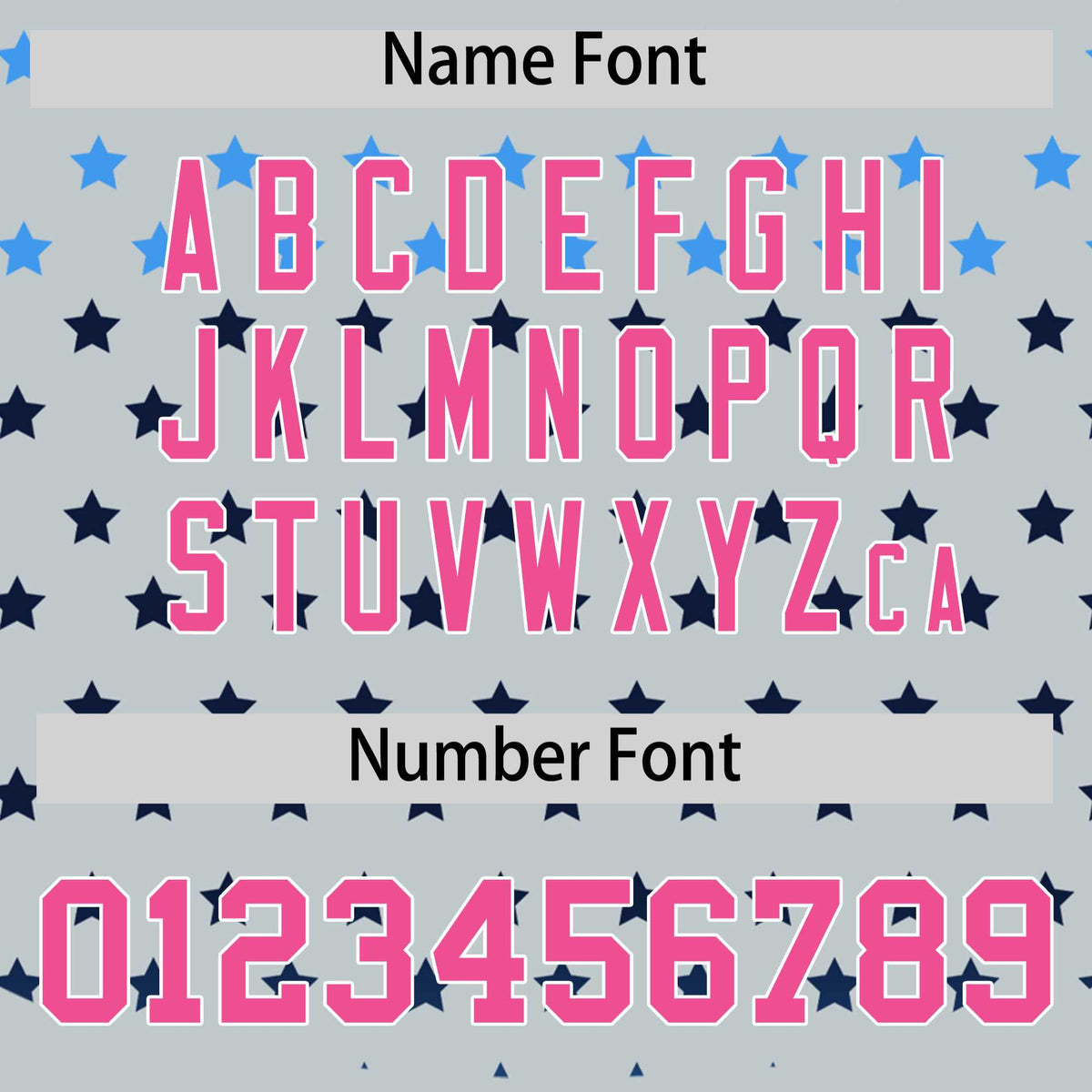 Custom Silver Pink-White Raglan Sleeve Personalized Star Print Authentic Baseball Jersey