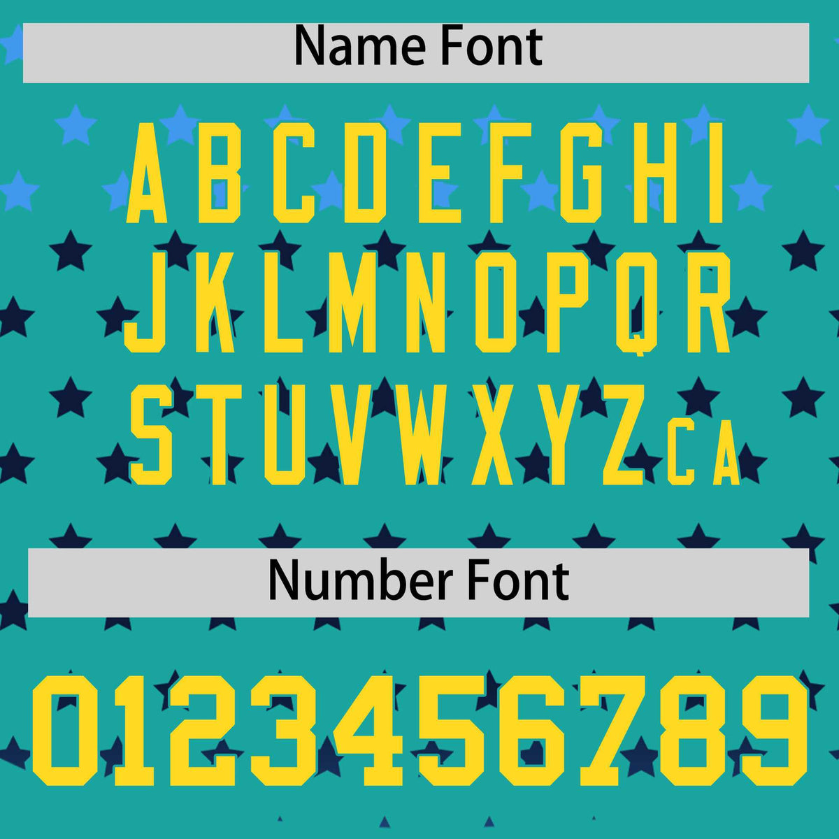 Custom Aqua Gold-White Raglan Sleeve Personalized Star Print Authentic Baseball Jersey