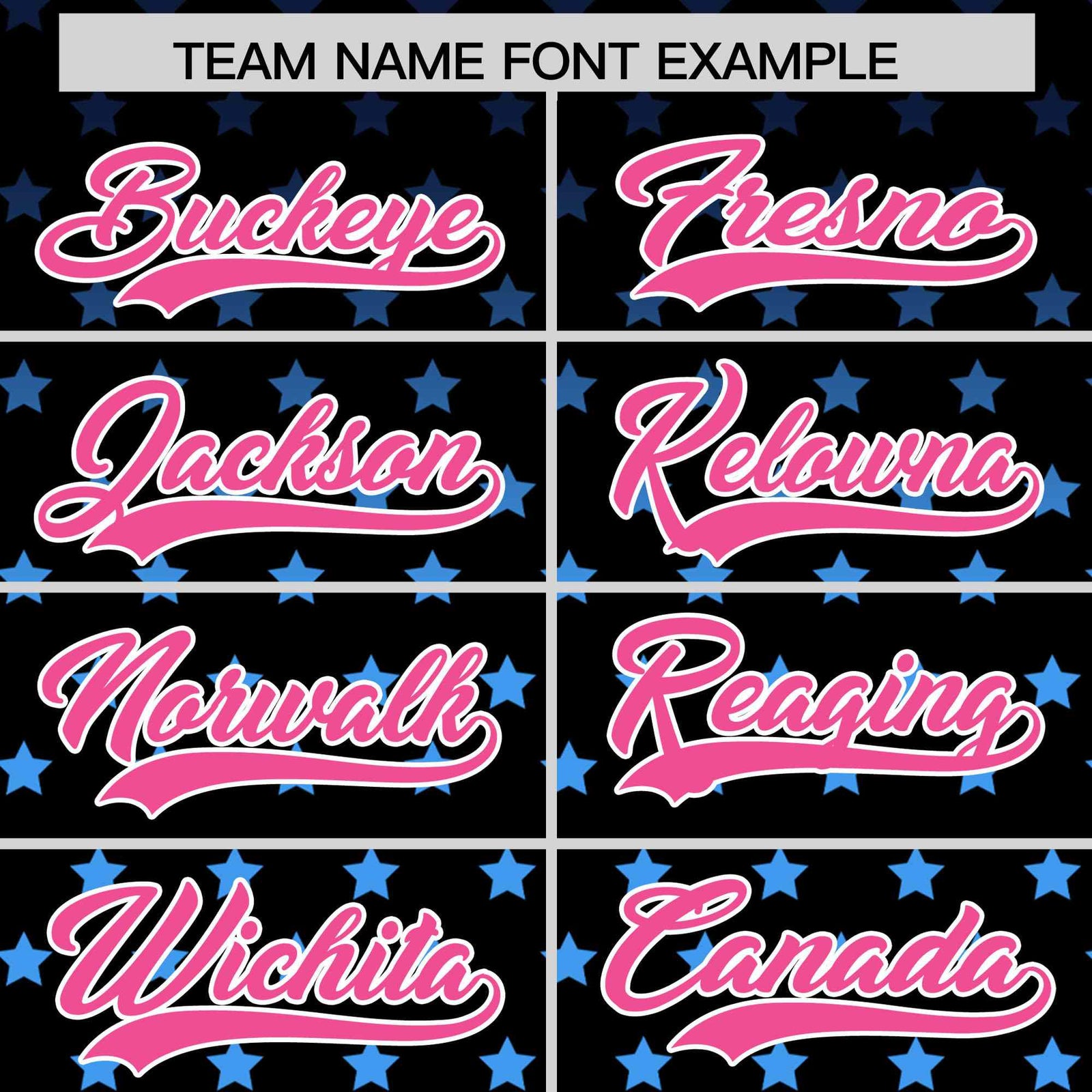 Custom Black Pink-White Raglan Sleeve Personalized Star Print Authentic Baseball Jersey