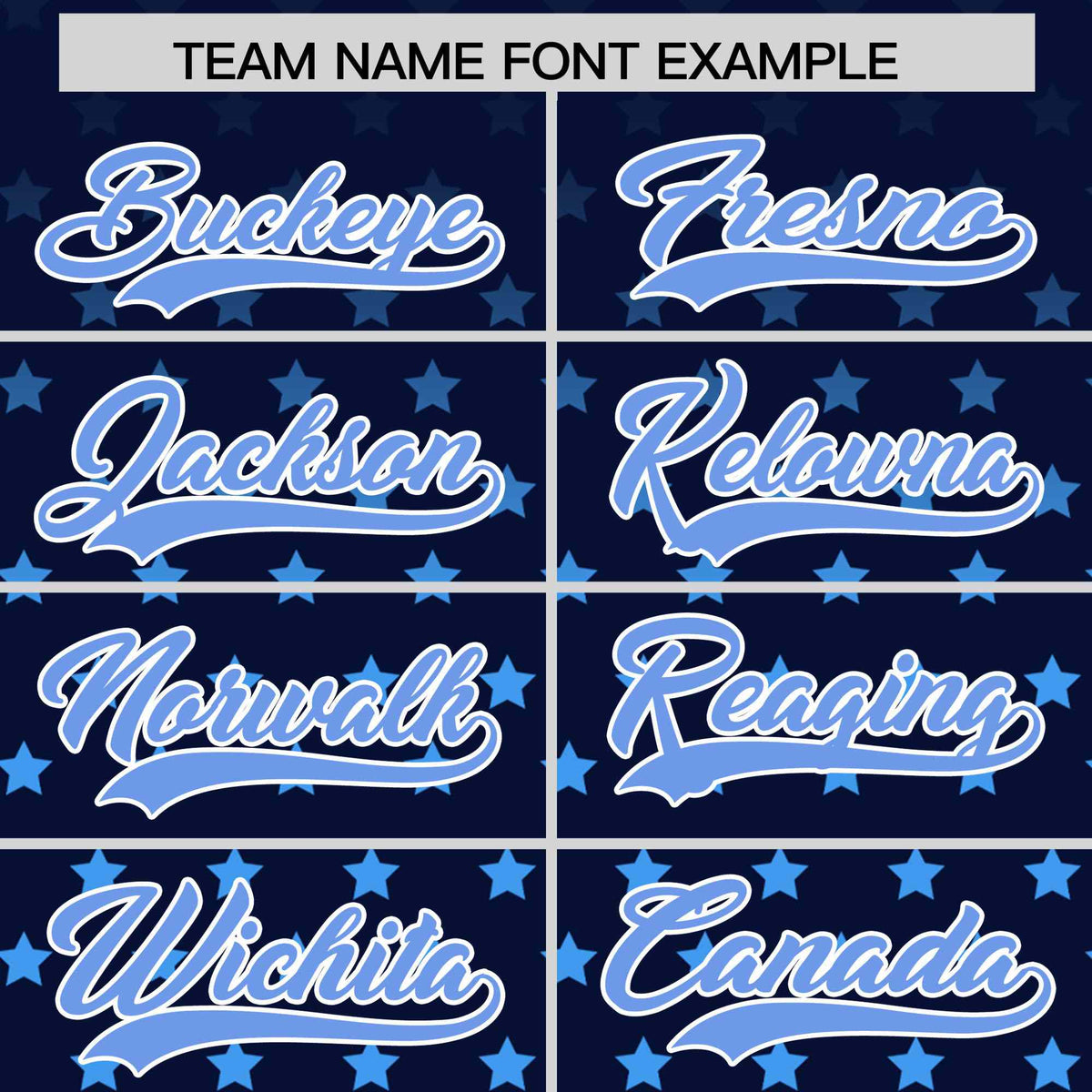 Custom Navy Light Blue-White Raglan Sleeve Personalized Star Print Authentic Baseball Jersey