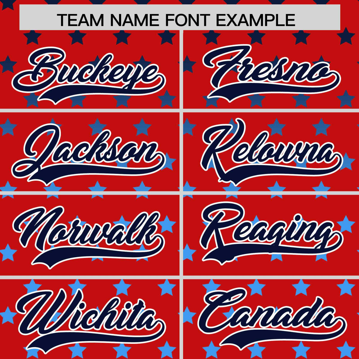 Custom Red Navy-White Raglan Sleeve Personalized Star Print Authentic Baseball Jersey