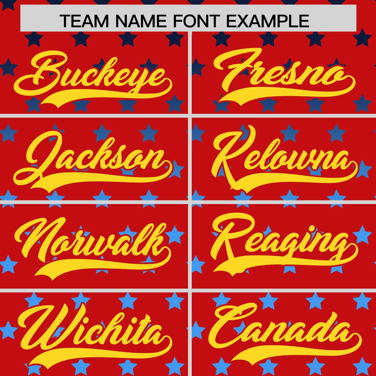 Custom Red Gold-White Raglan Sleeve Personalized Star Print Authentic Baseball Jersey